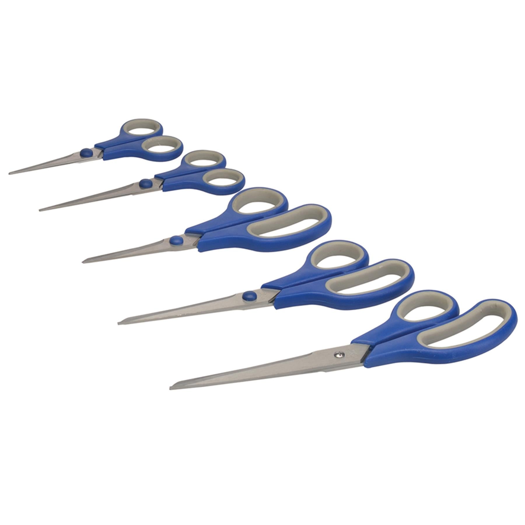 5Pce Scissor Set Scissors Hand Decorating Shears Cutting Stainless Steel