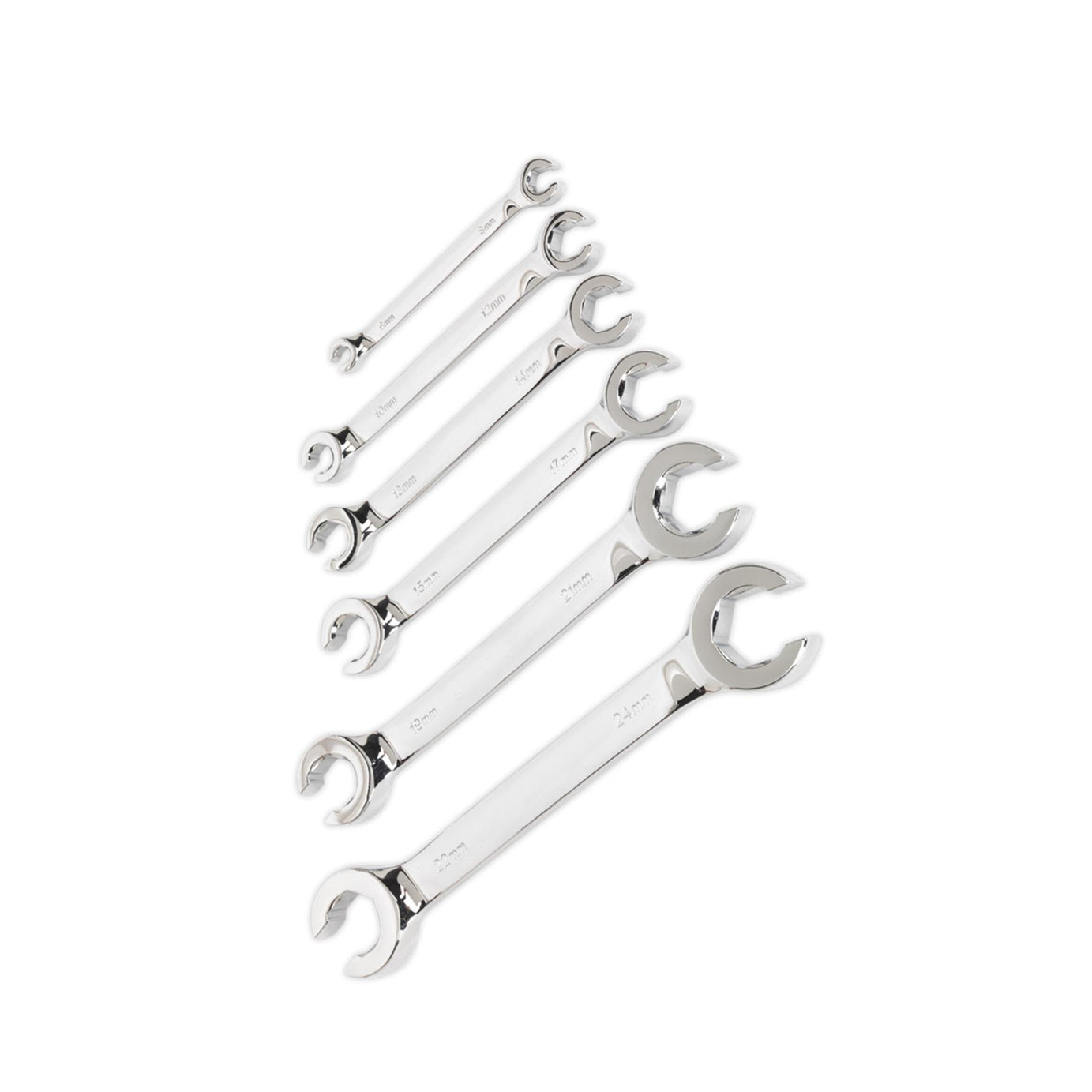 Sealey Flare Nut Spanner Set 6pc Metric