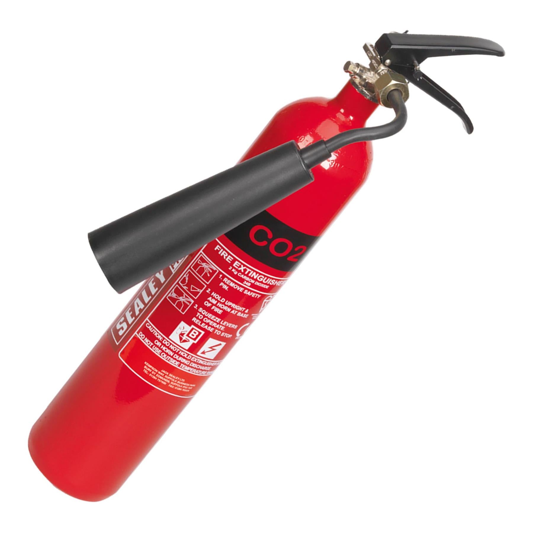 Sealey Fire Extinguisher 2kg Carbon Dioxide