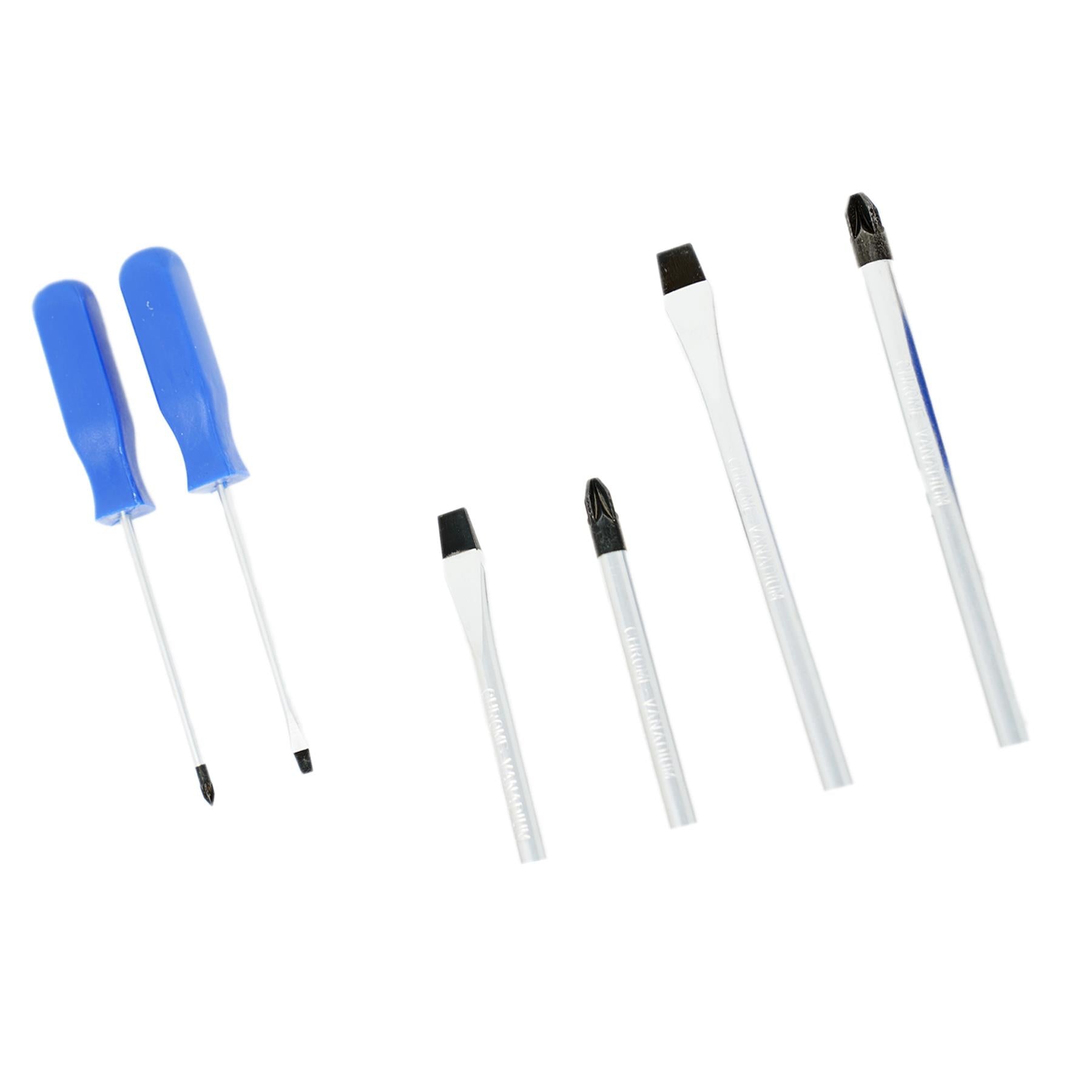 Magnetic Screwdriver Set With Hex Impact Bolster Handle Heavy Duty Screwdrivers