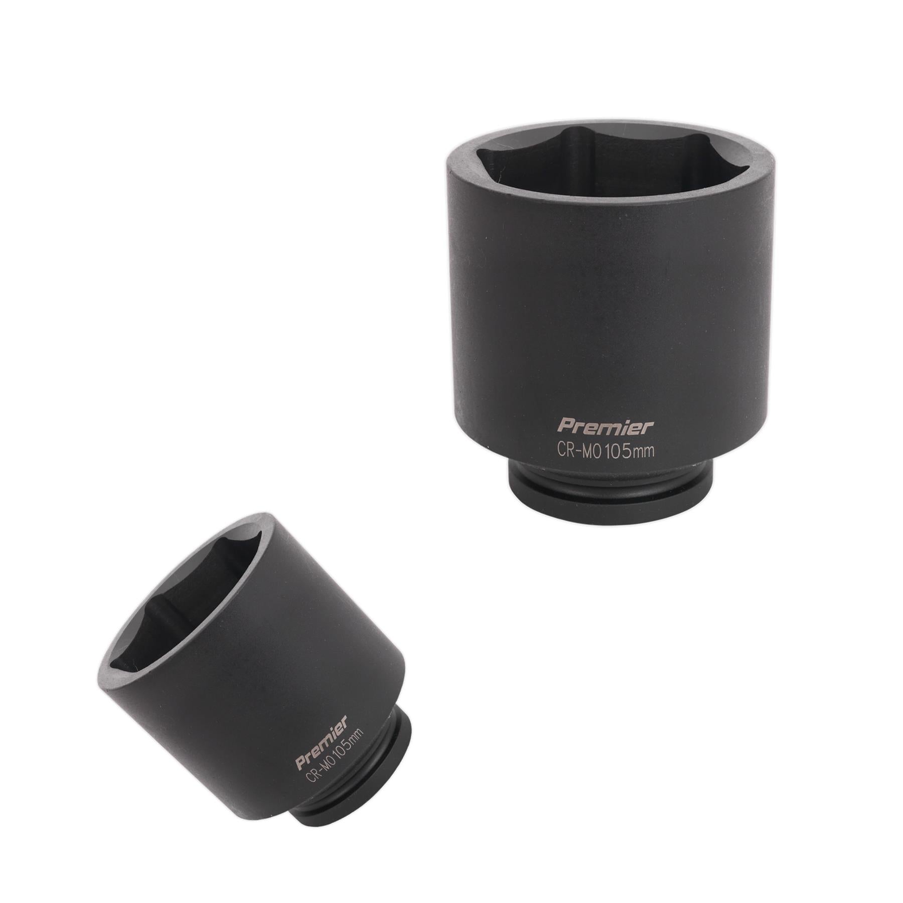 Sealey Impact Socket 105mm Deep 1"Sq Drive Chrome Molybdenum Lifetime Guarantee