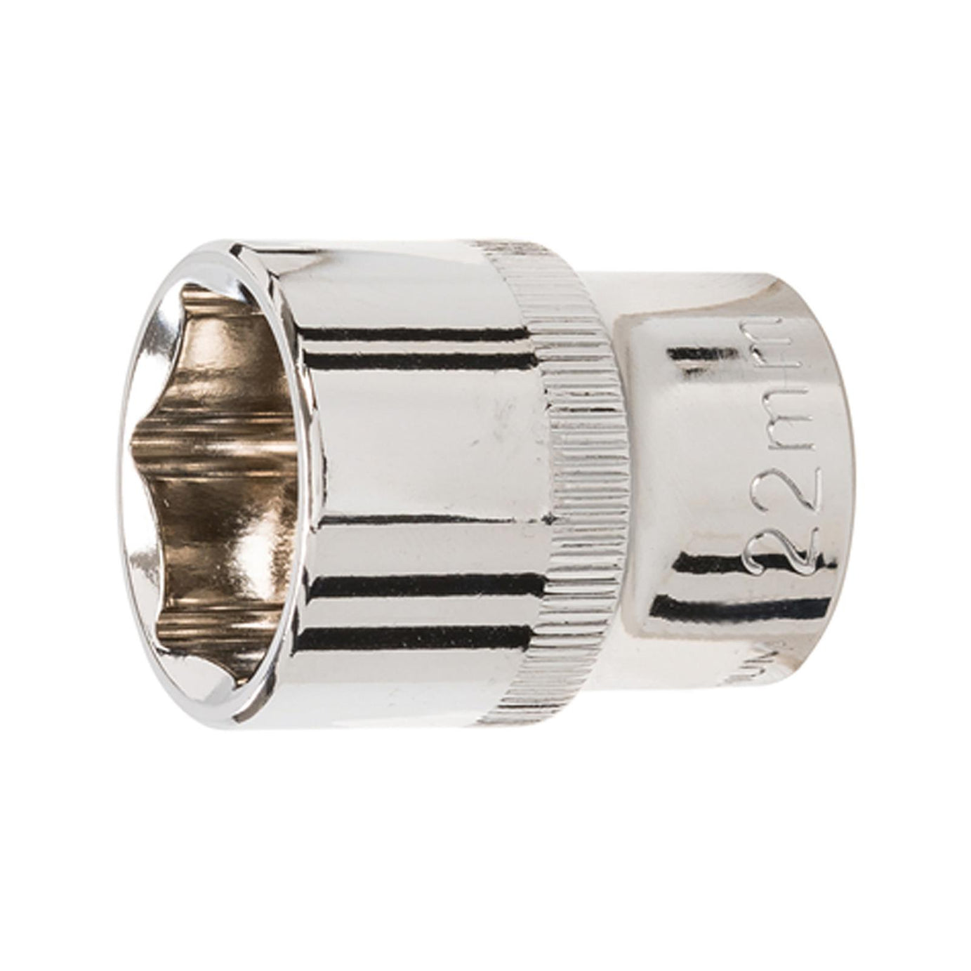 Socket 1/2" Drive Metric Hex Square 22mm Individual Hex Polished Crv Quality