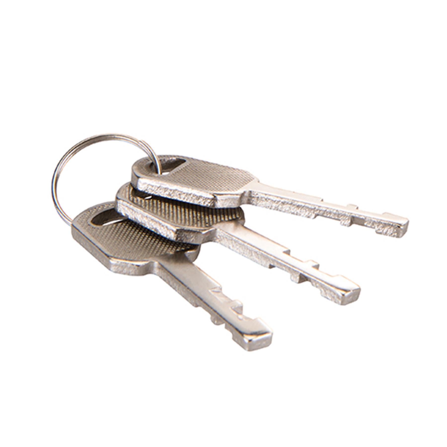 Heavy Duty 60mm Shackle Steel Padlock Long Home Office Safety Security 3 Keys