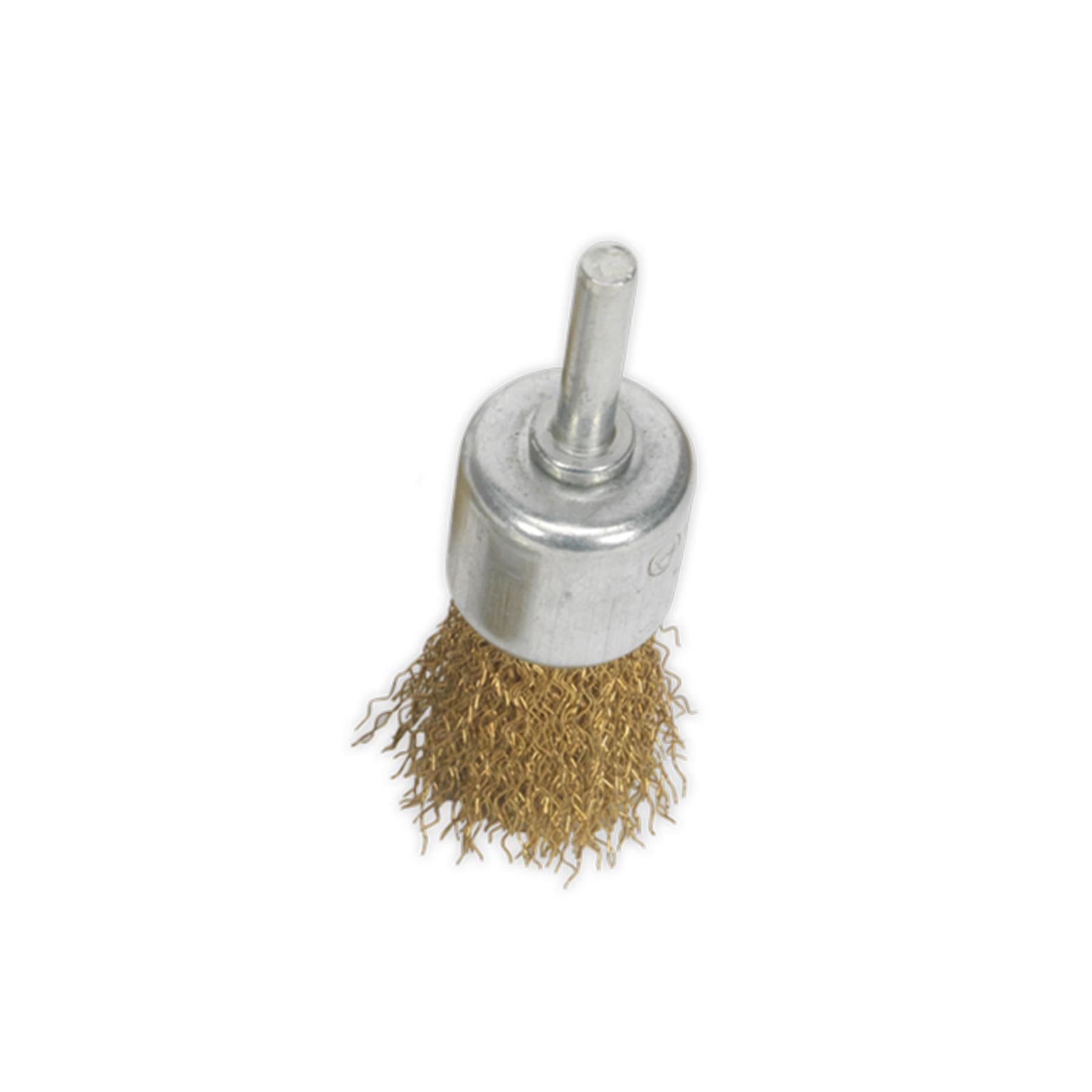 Sealey Wire Brush Set 5pc Brassed