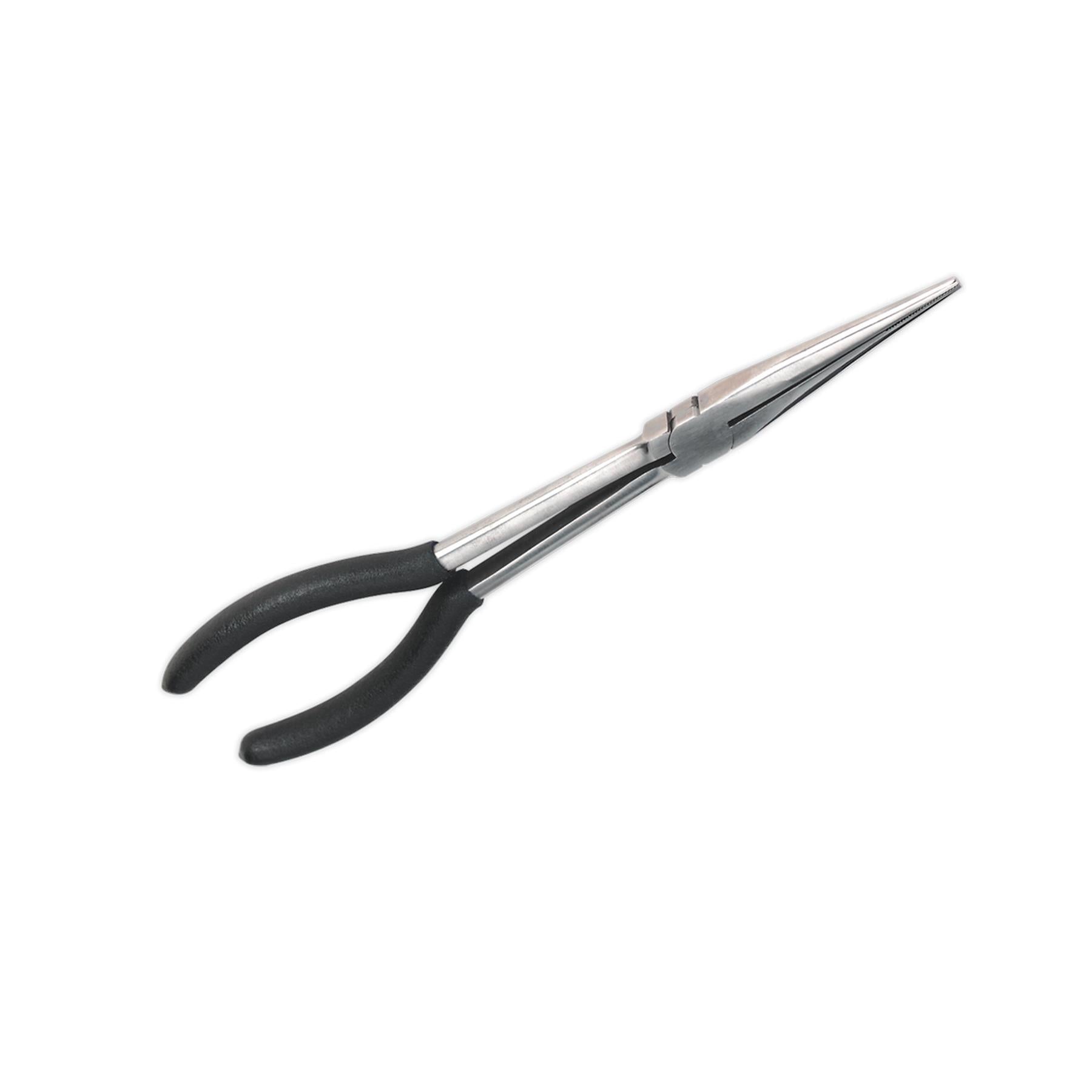 Sealey Needle Nose Pliers 275mm Straight Fully Polished Finish