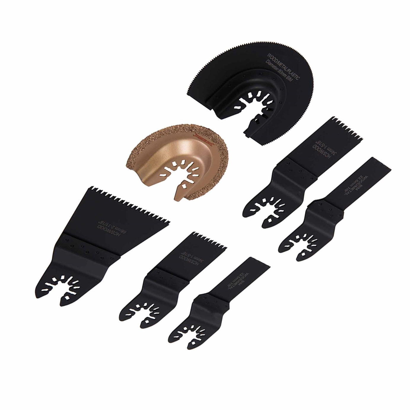 Cutting Set 7 Piece Multi Tool Oscillator Bi Metal Carbide Brand New Quality