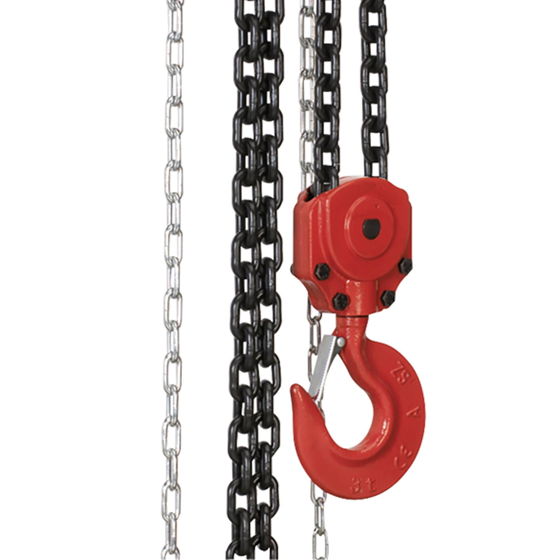 Sealey Chain Block 3tonne 3m Mechanical Load Brake for extra safety