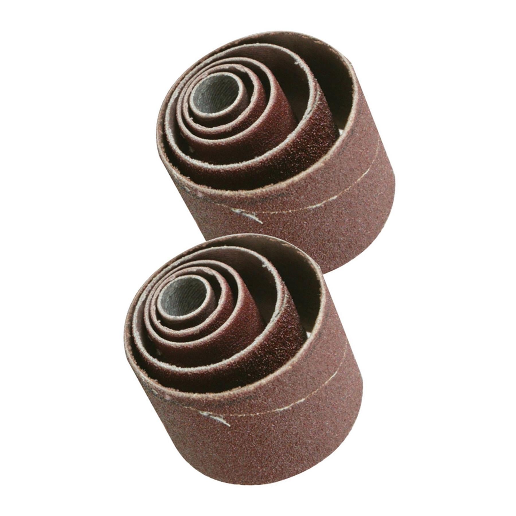 Sanding Sleeves 10Pce Drill Belt 80 Grit 13 19 25 38 50mm Professional Tool