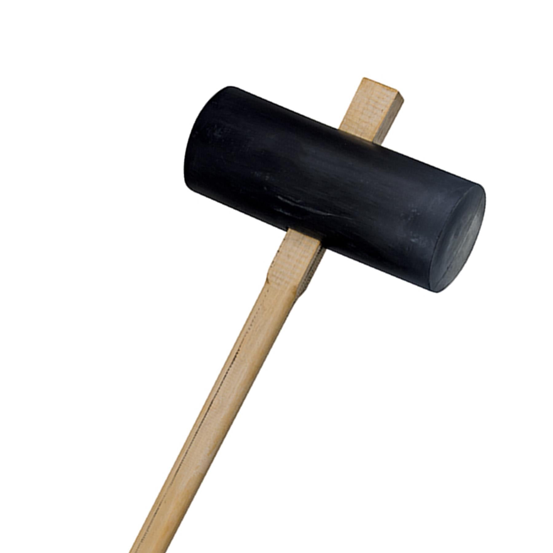 Paving Maul - 15Lb (6.8Kg) DIY Tools 1100mm Long Hardwood Shaft Hard Rubber Face