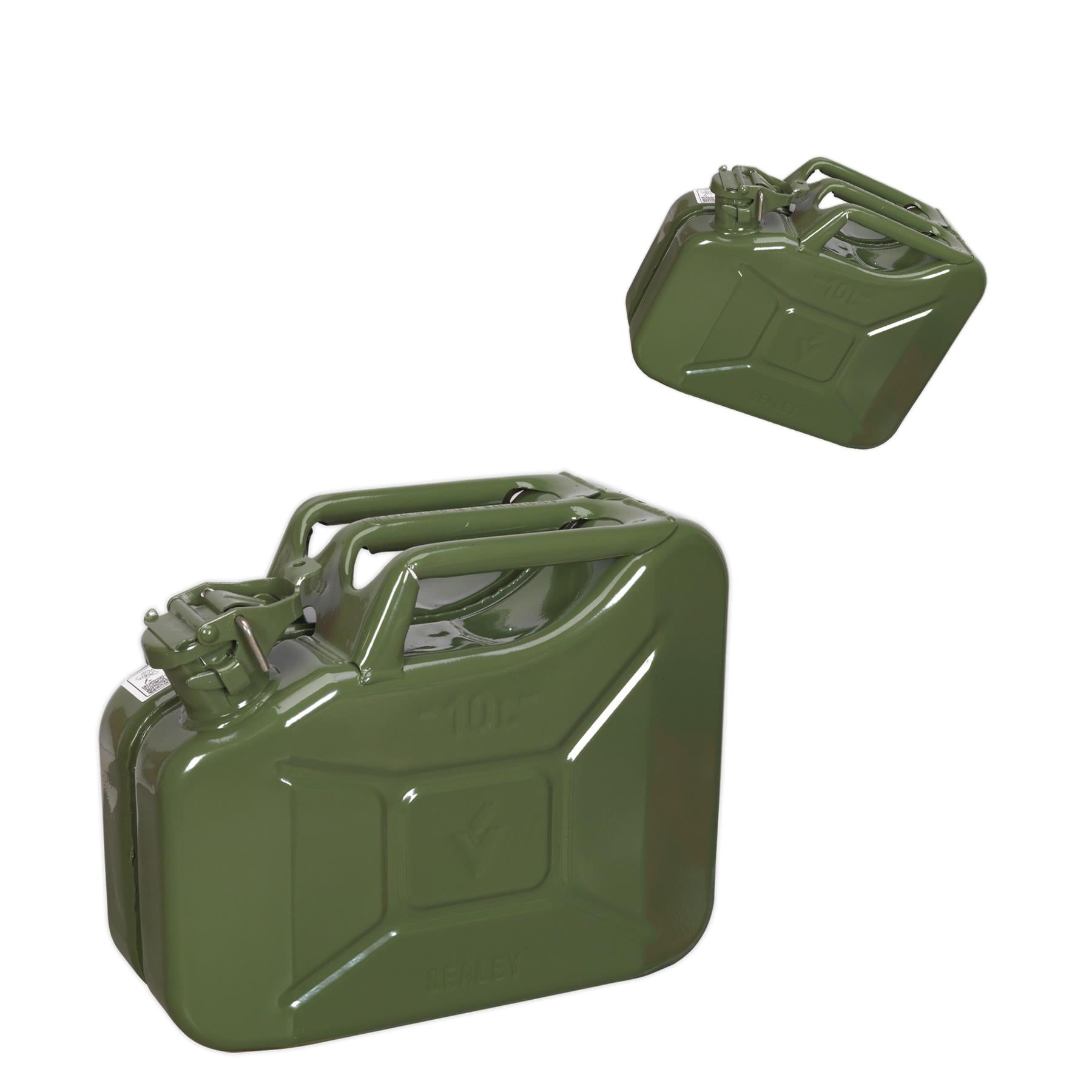 Sealey Jerry Can 10L - Green