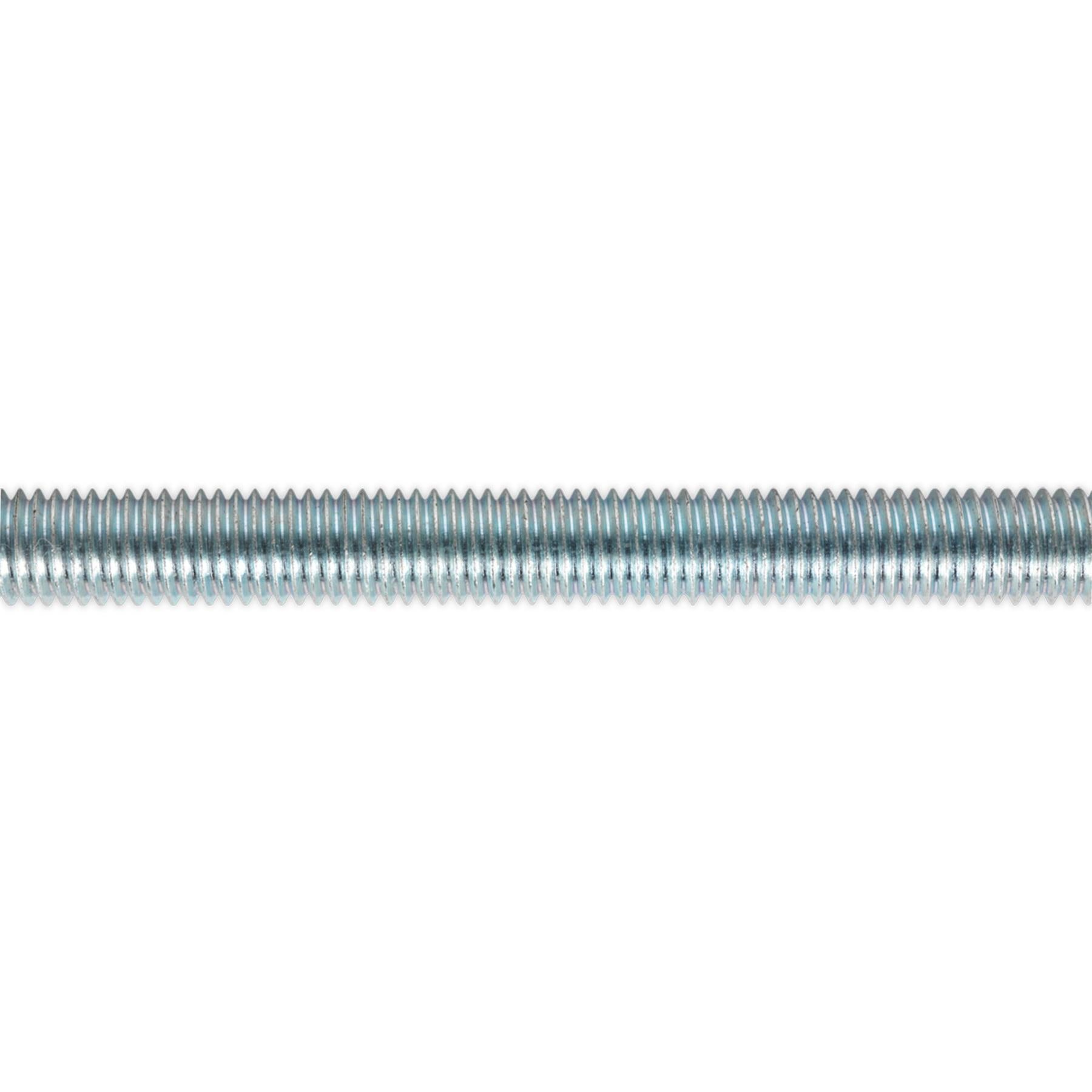 Sealey Studding Threaded Rod M10 x 1m - 8.8 Steel - Pack of 5