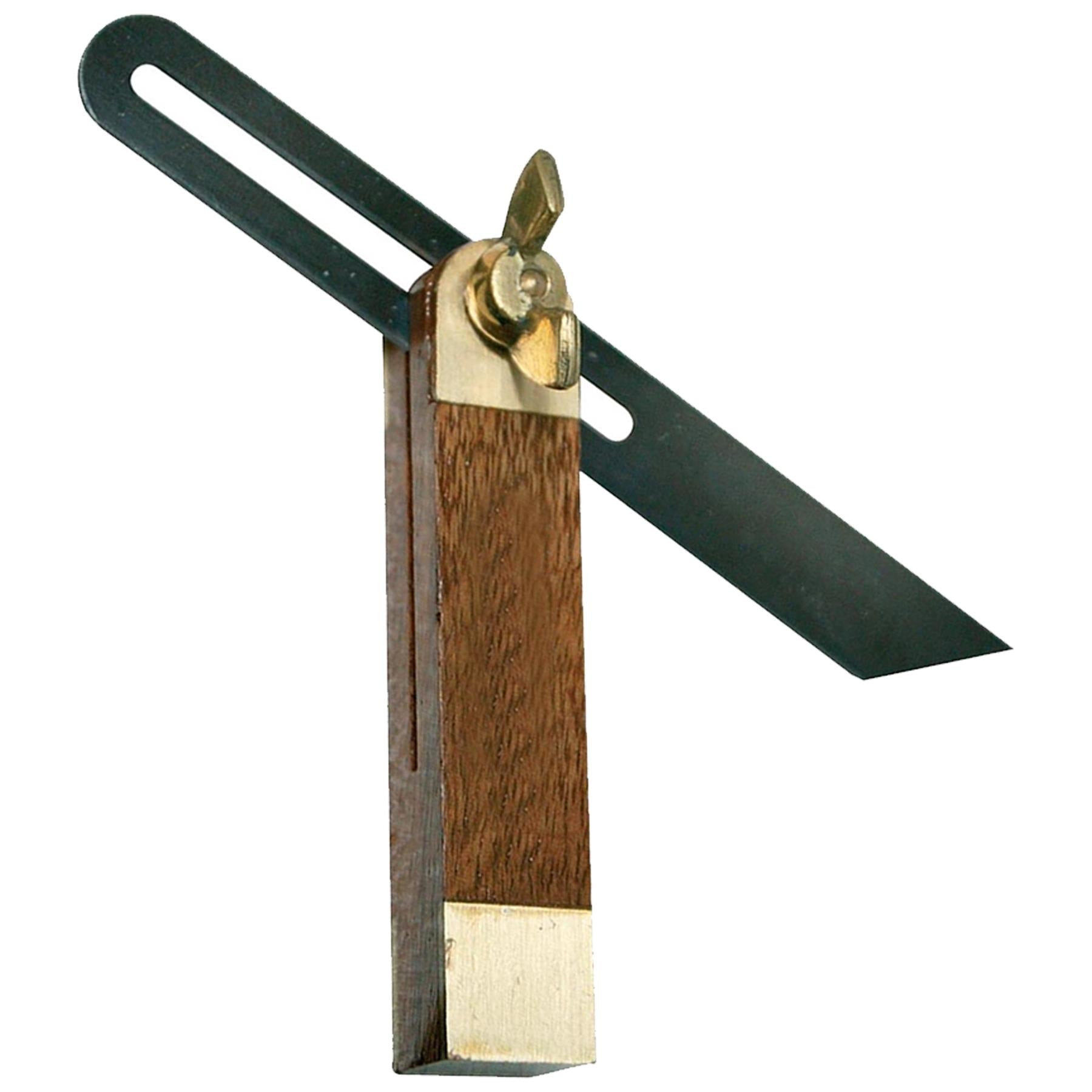100mm Mini Adjustable Bevel Carpentry Miniature Tools With Solid Brass End Cap