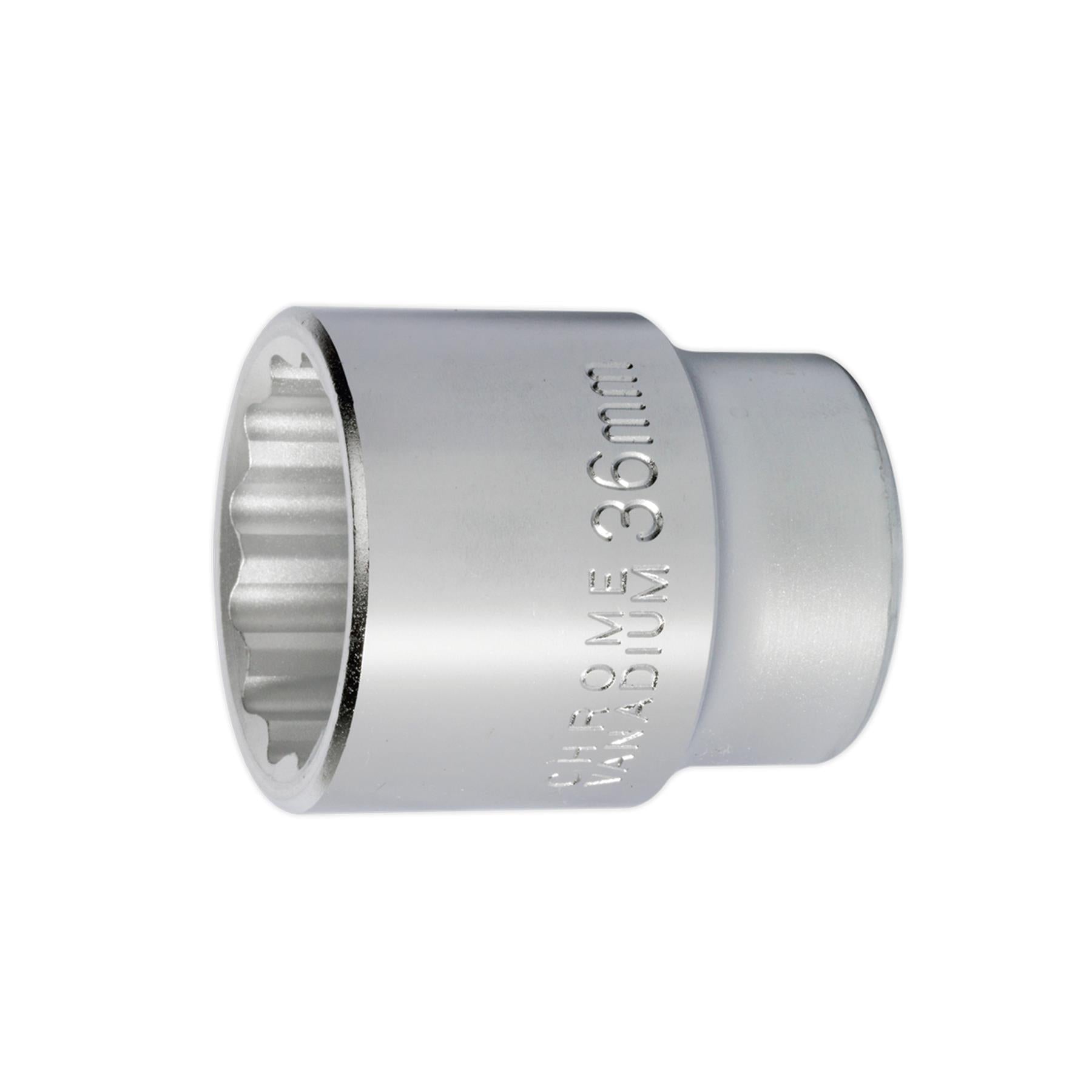 Sealey WallDrive Socket 36mm 3/4"Sq Drive