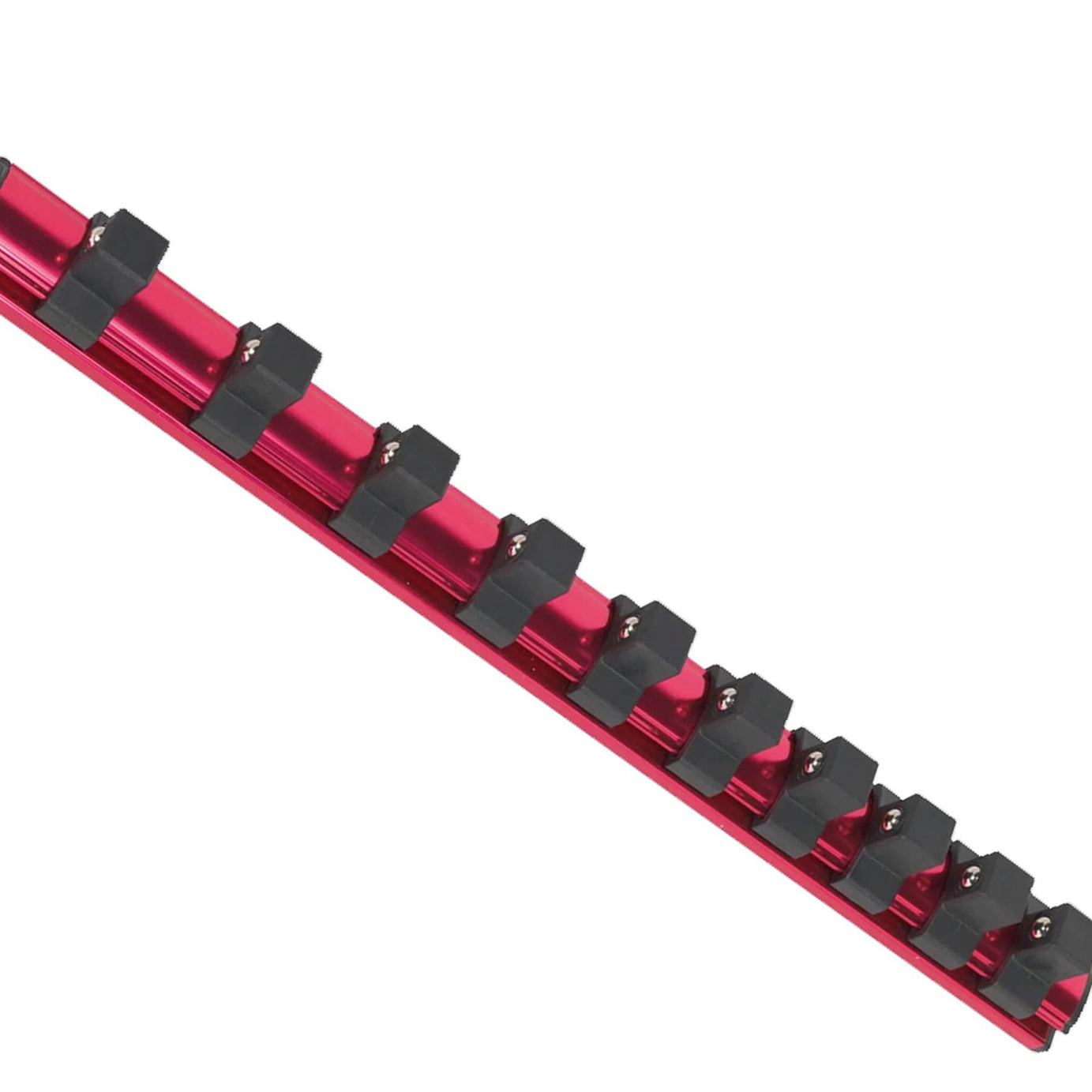 Sealey Socket Retaining Rail Magnetic 1/2"Sq Drive 10 Clips