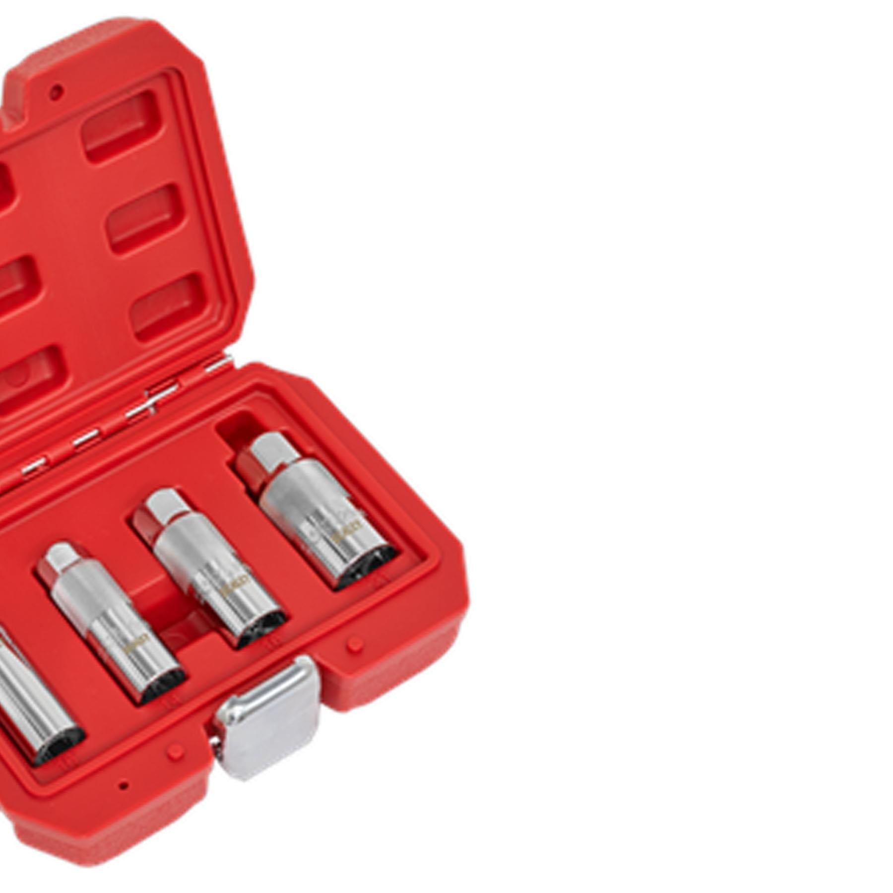 Sealey Spark Plug Socket Set 4pc 3/8"Sq Drive