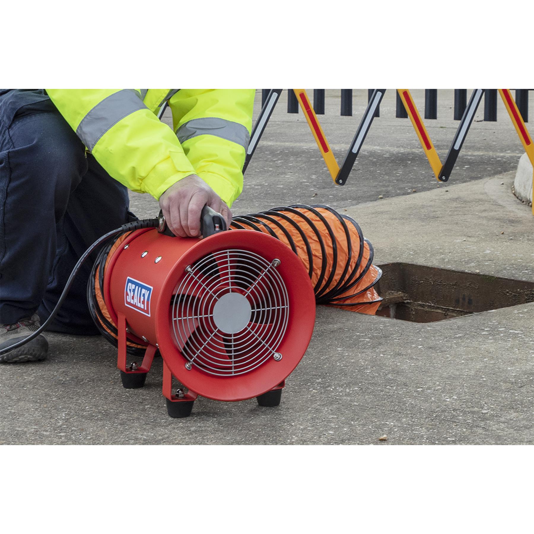 Sealey Portable Ventilator �200mm with 5m Ducting