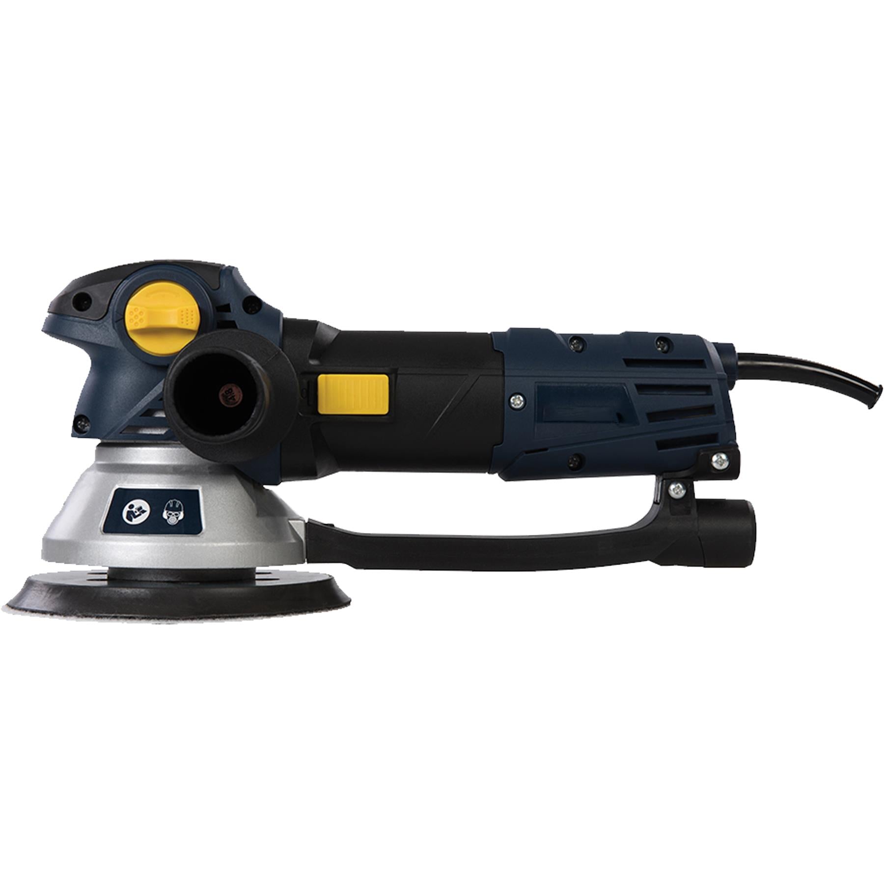 710W Geared Random Orbital Sander GGOS150 Dual Mode Vacuum Dust Extraction Port