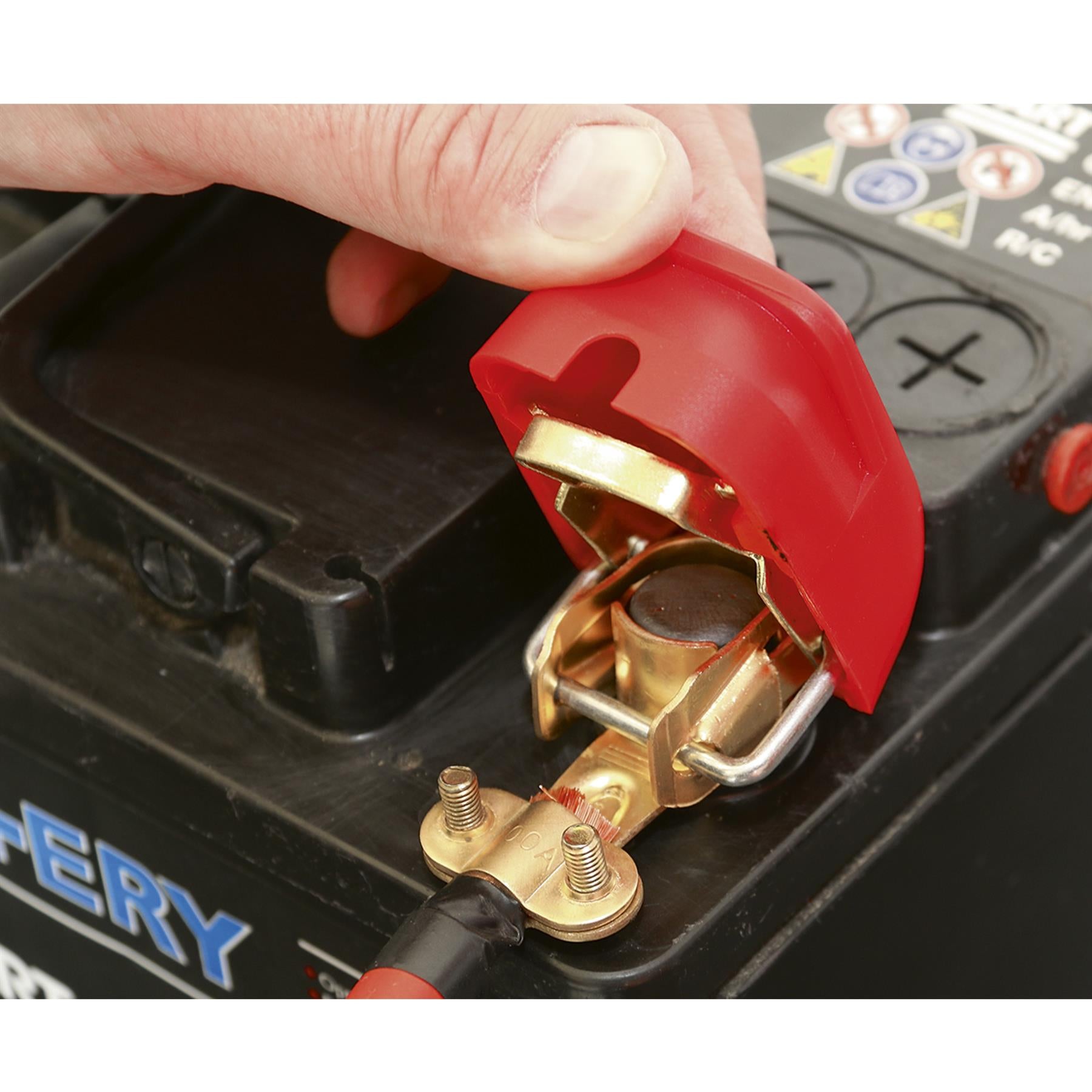 Sealey Quick Release Battery Clamps Positive-Negative Pair