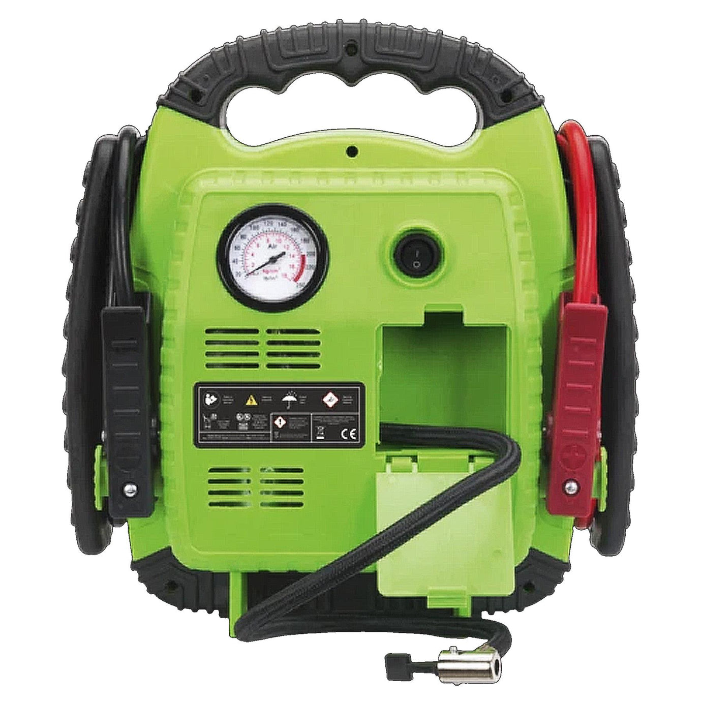Sealey RoadStart Emergency Jump Starter+Compressor 12V 900 Peak Amp