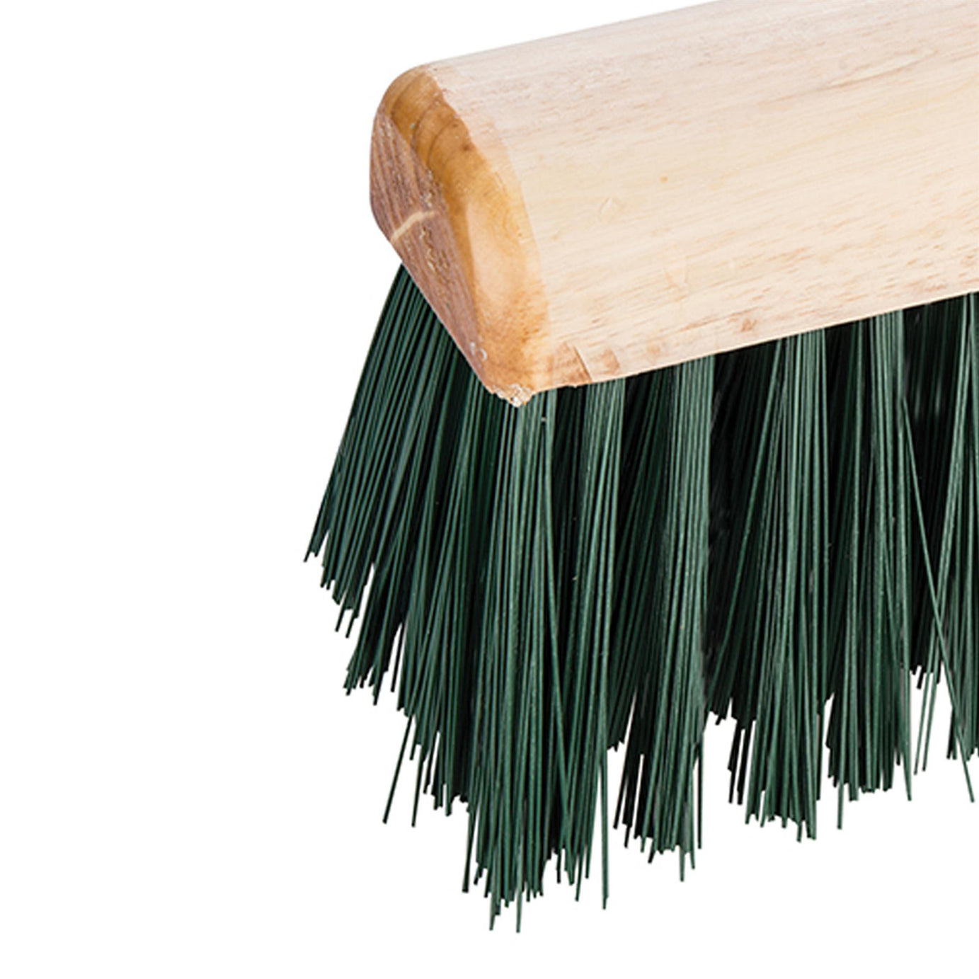 Broom Pvc Saddleback - 330mm (13") 4 X Rows Of Pvc Bristles For Outdoor Use