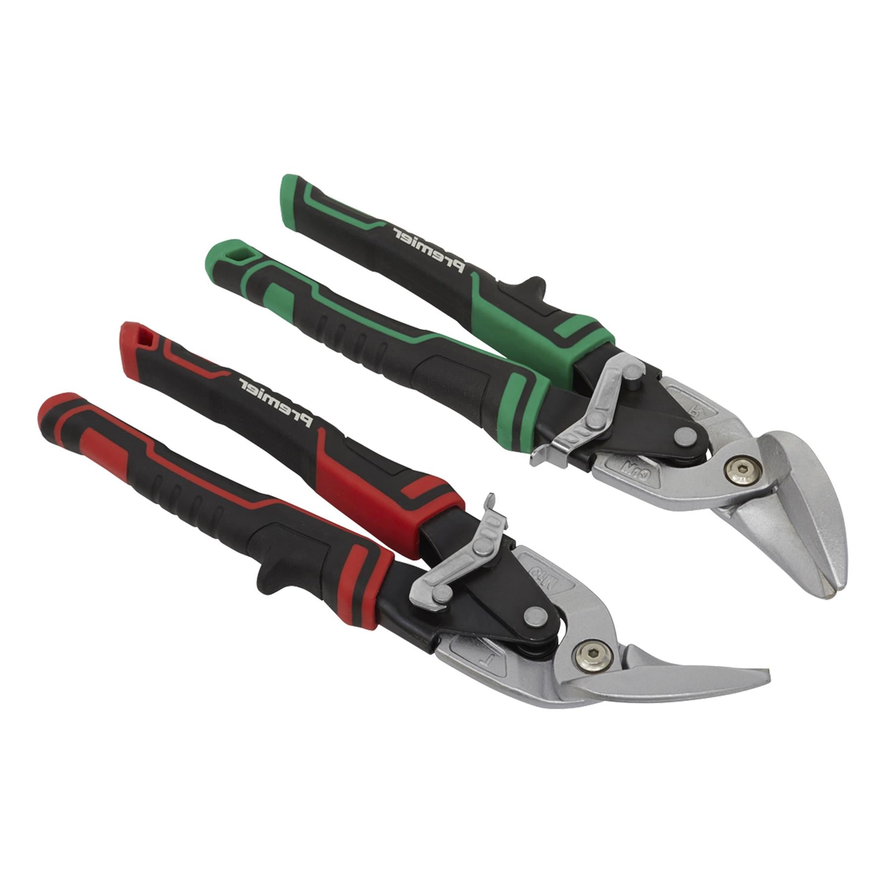 Sealey High Leverage Offset Aviation Tin Snip Set 2pc