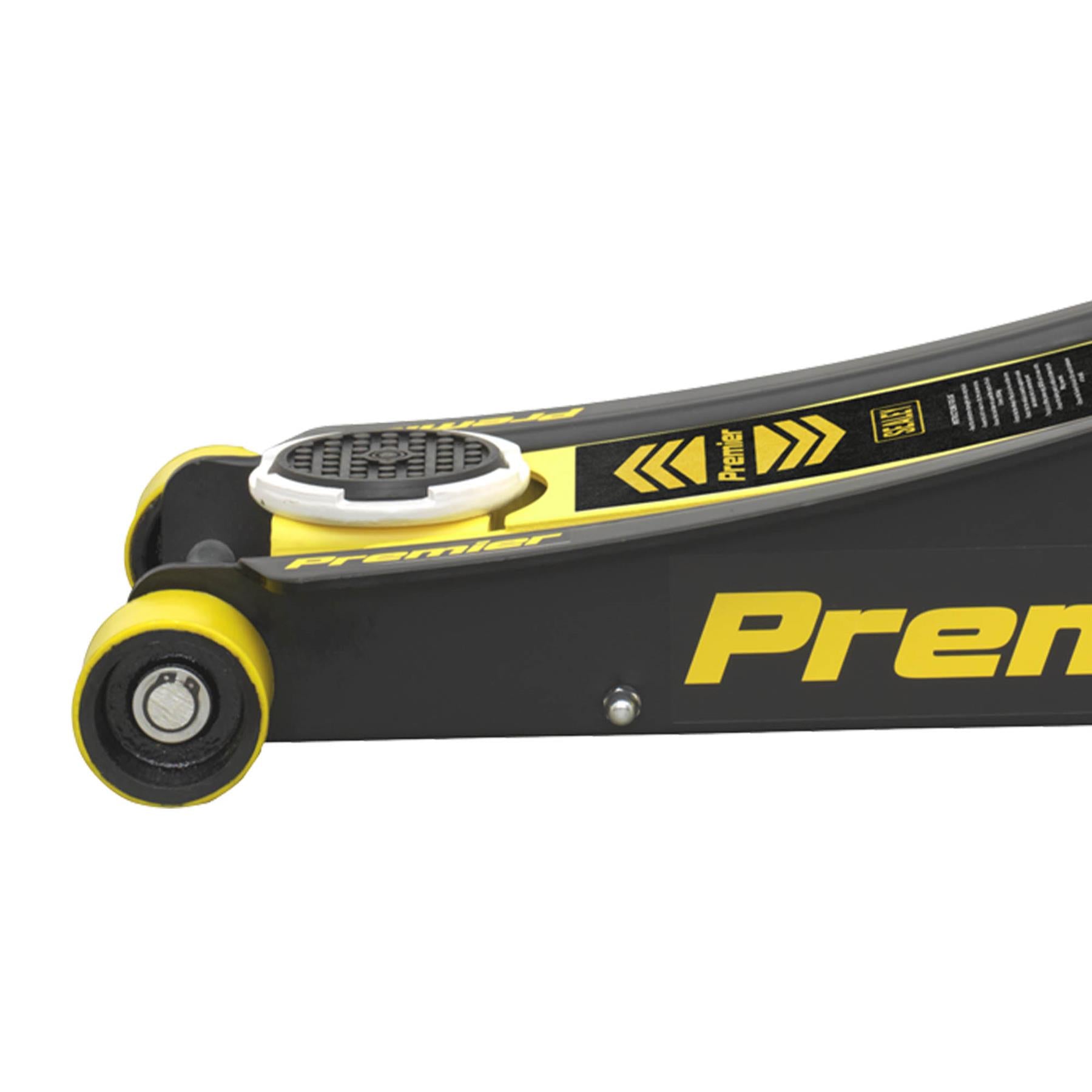 Sealey Trolley Jack 3tonne Rocket Lift Yellow Garage Workshop DIY