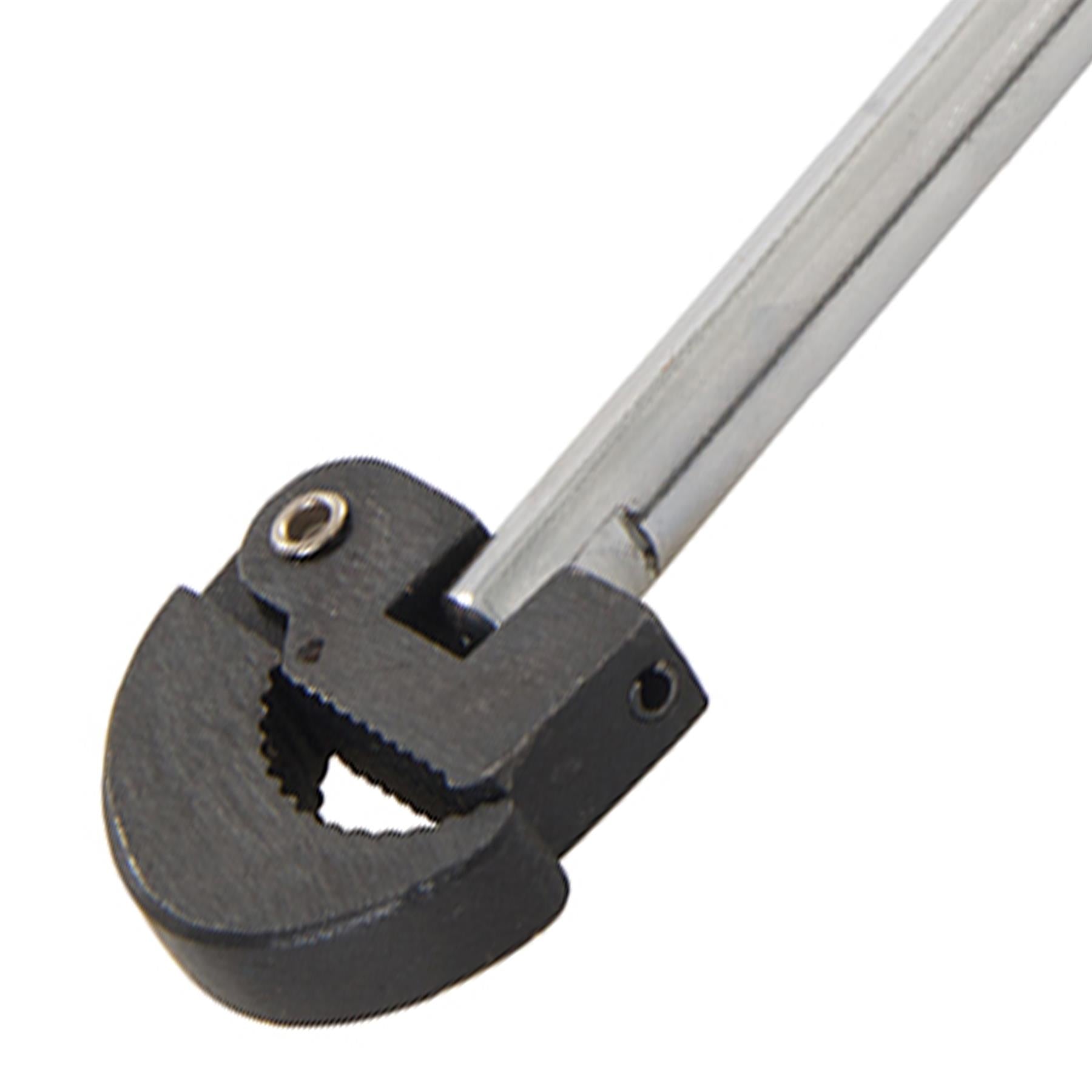Adjustable Basin Wrench 280mm Hardened Steel Jaws And Adjustable Pivot Head