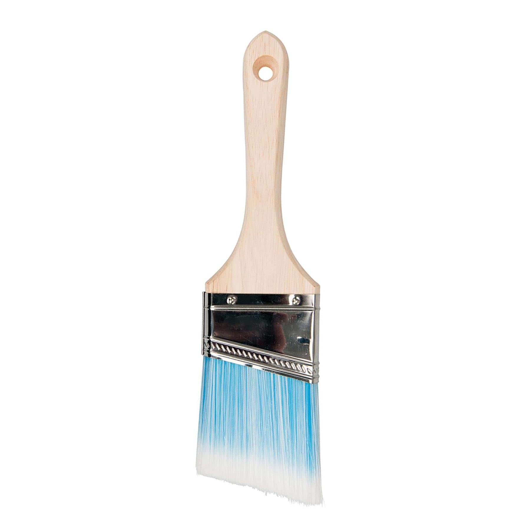 2 x Quality 65mm 2 Synthetic Cutting In Angled Paint Brush Precision Edging