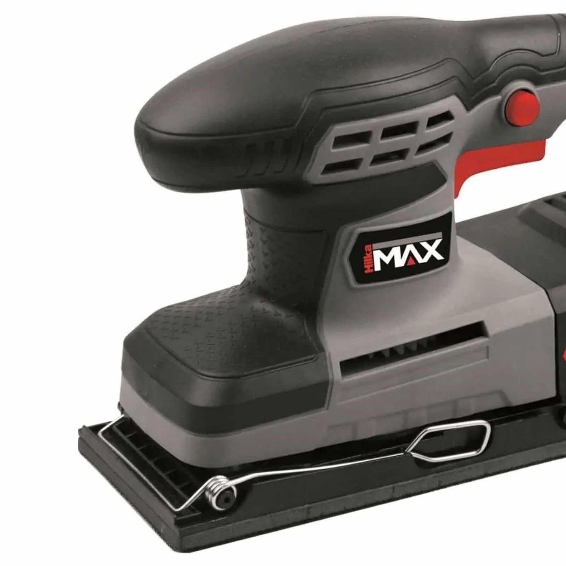 260W 1/3 Sheet Sander Dust Collection Box & 3 Hook & Loop Sanding Sheets