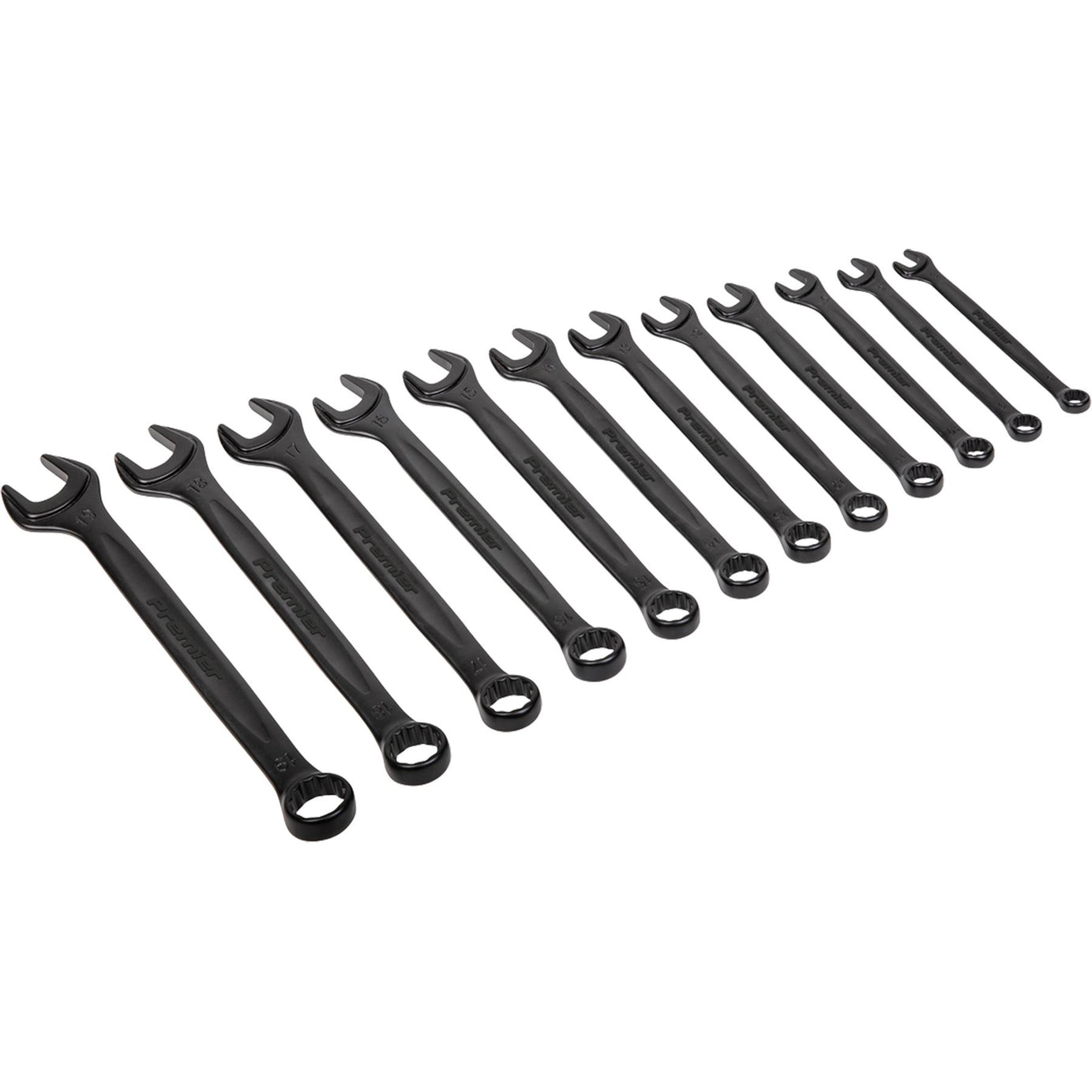 Sealey Combination Spanner Set 12pc Metric - Black Series