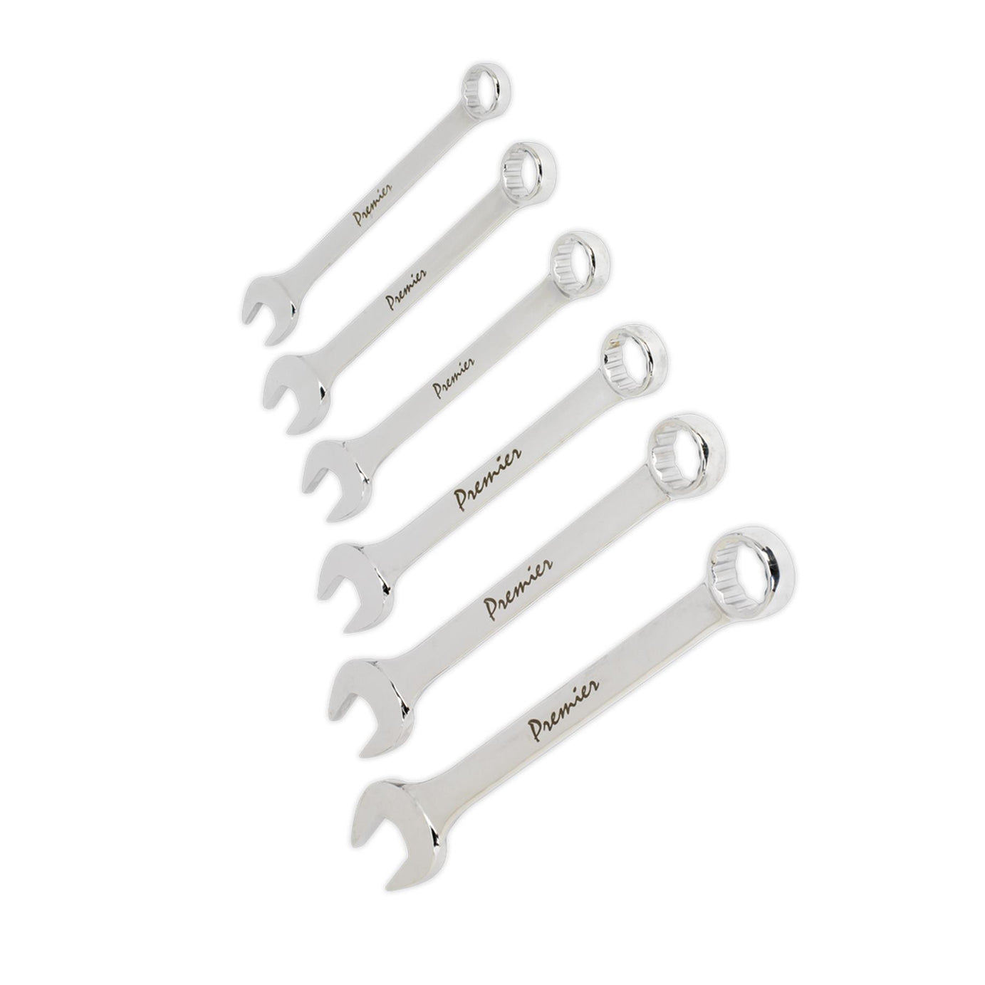 Sealey Combination Spanner Set 6pc Super Jumbo Metric