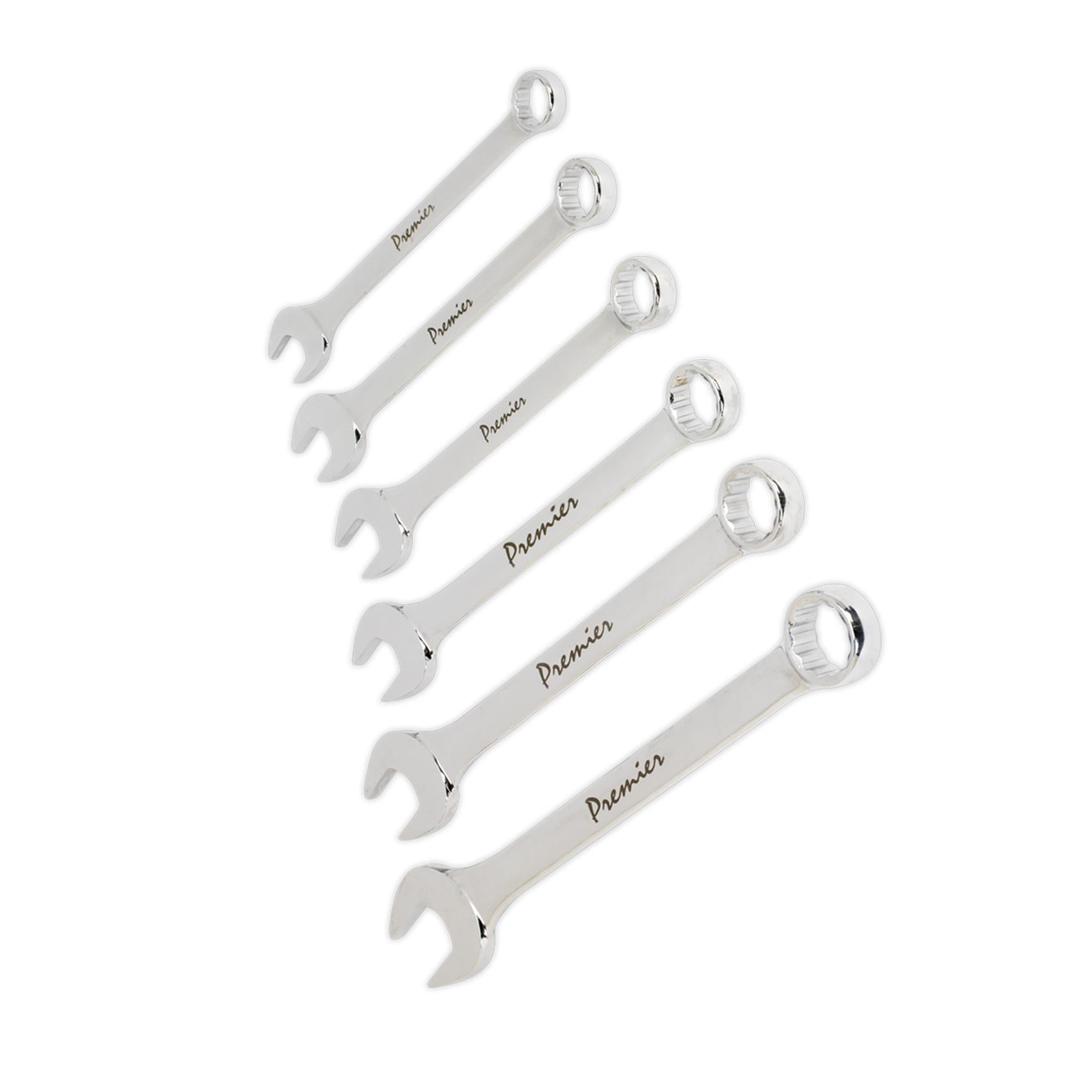 Sealey Combination Spanner Set 6pc Super Jumbo Metric