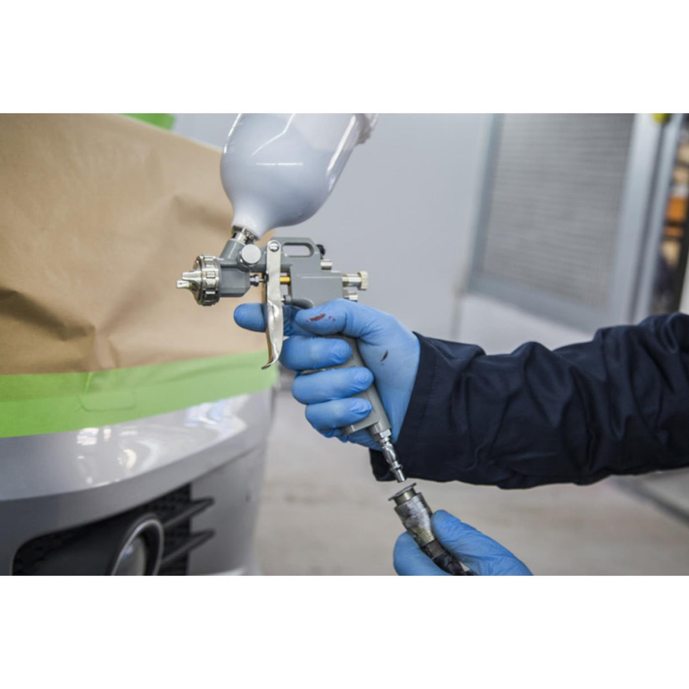 BlueSpot Professional 600ml Hvlp Air Paint Spray Gun With 1/4" BSP Inlet & 1.5mm