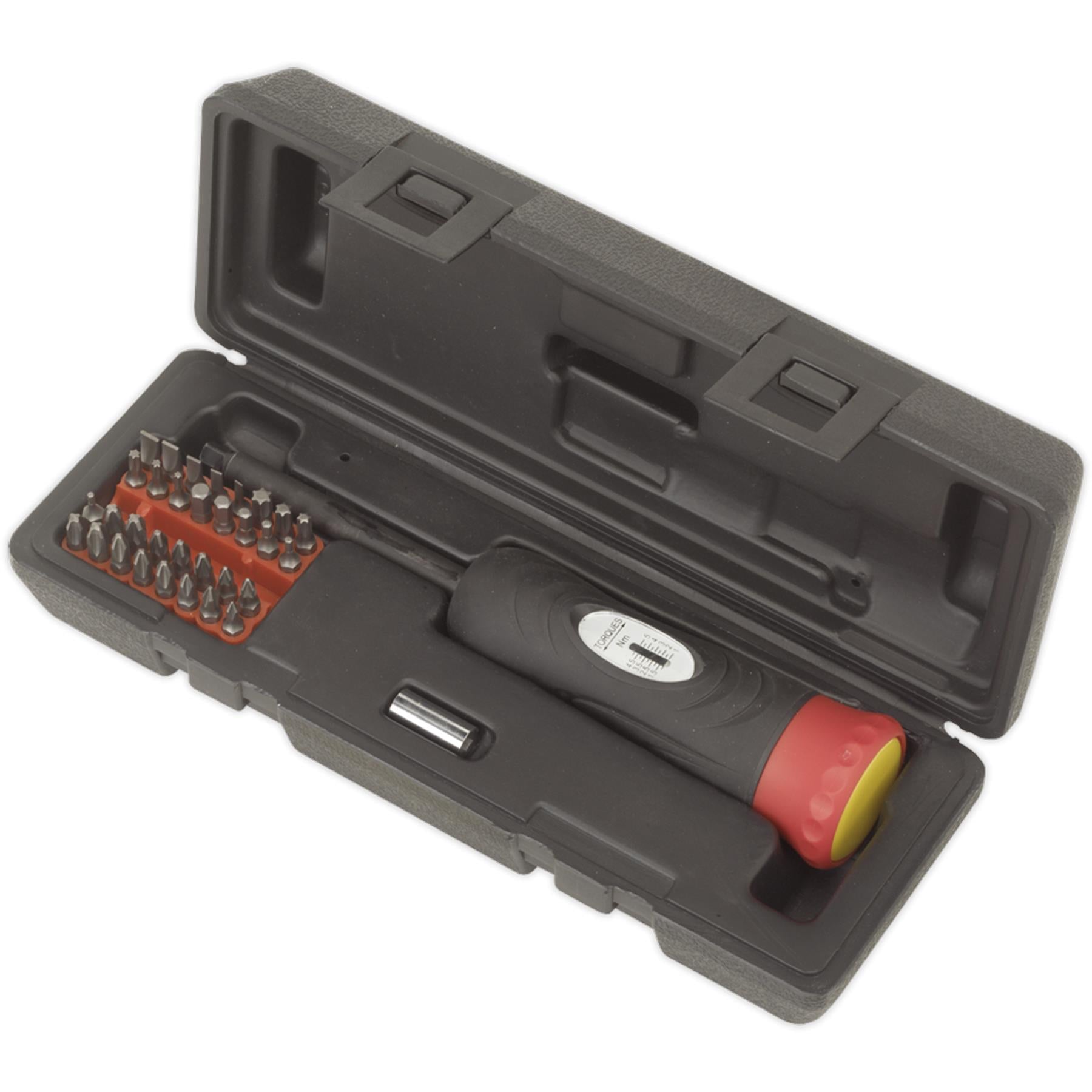 Sealey Torque Screwdriver Set 34pc 2-10Nm 1/4"Sq Drive