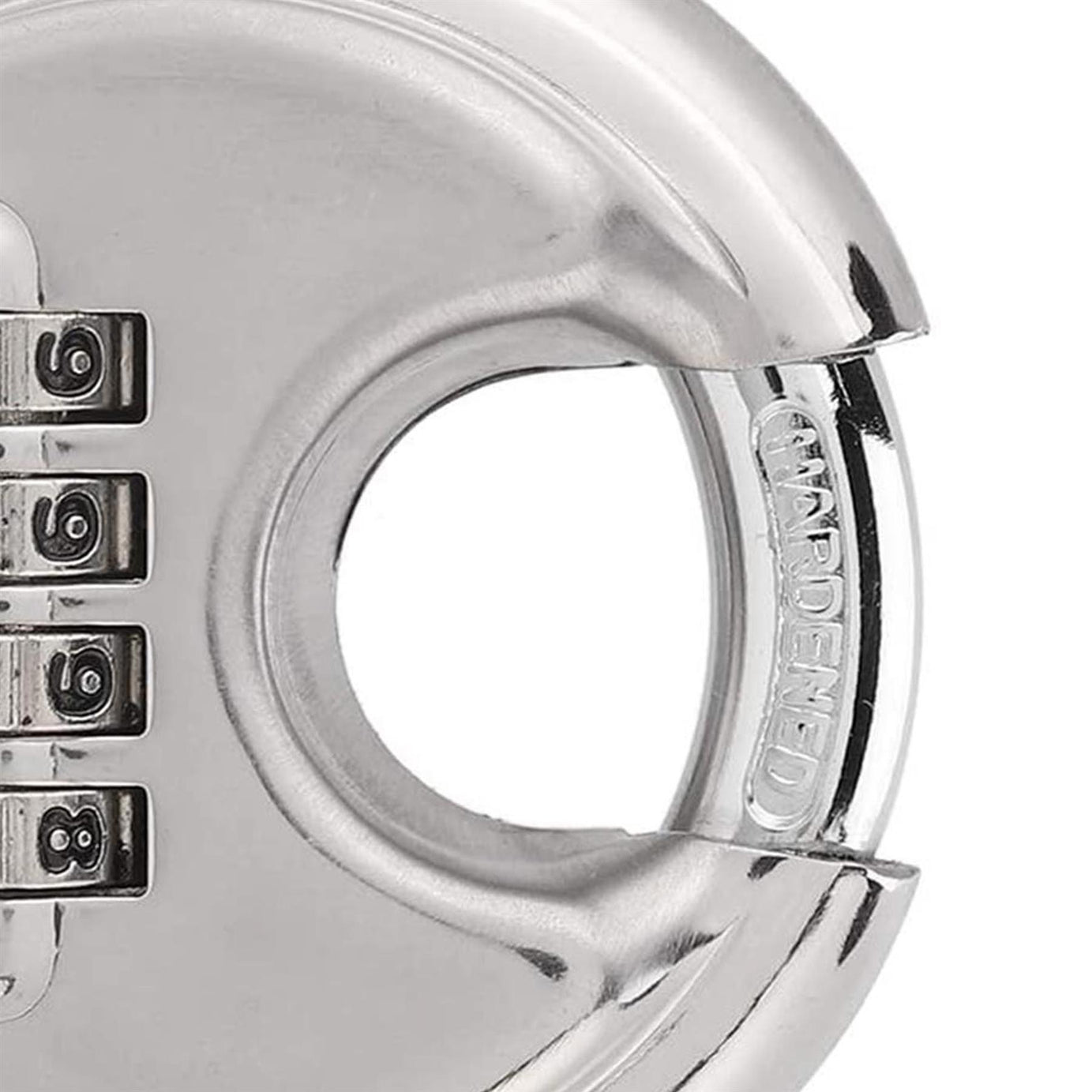 70mm Digit Disc Padlock 4 Stainless Steel Combination Disc Padlock High Quality