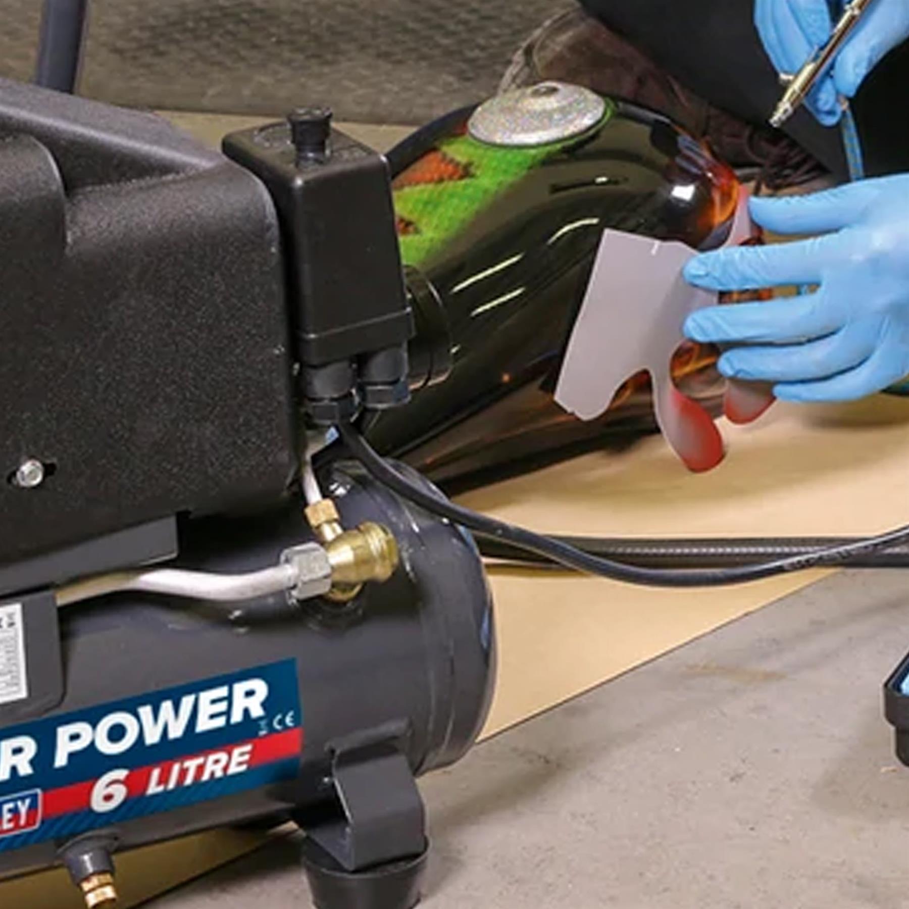 Sealey Air Compressor 6L Direct Drive 1hp