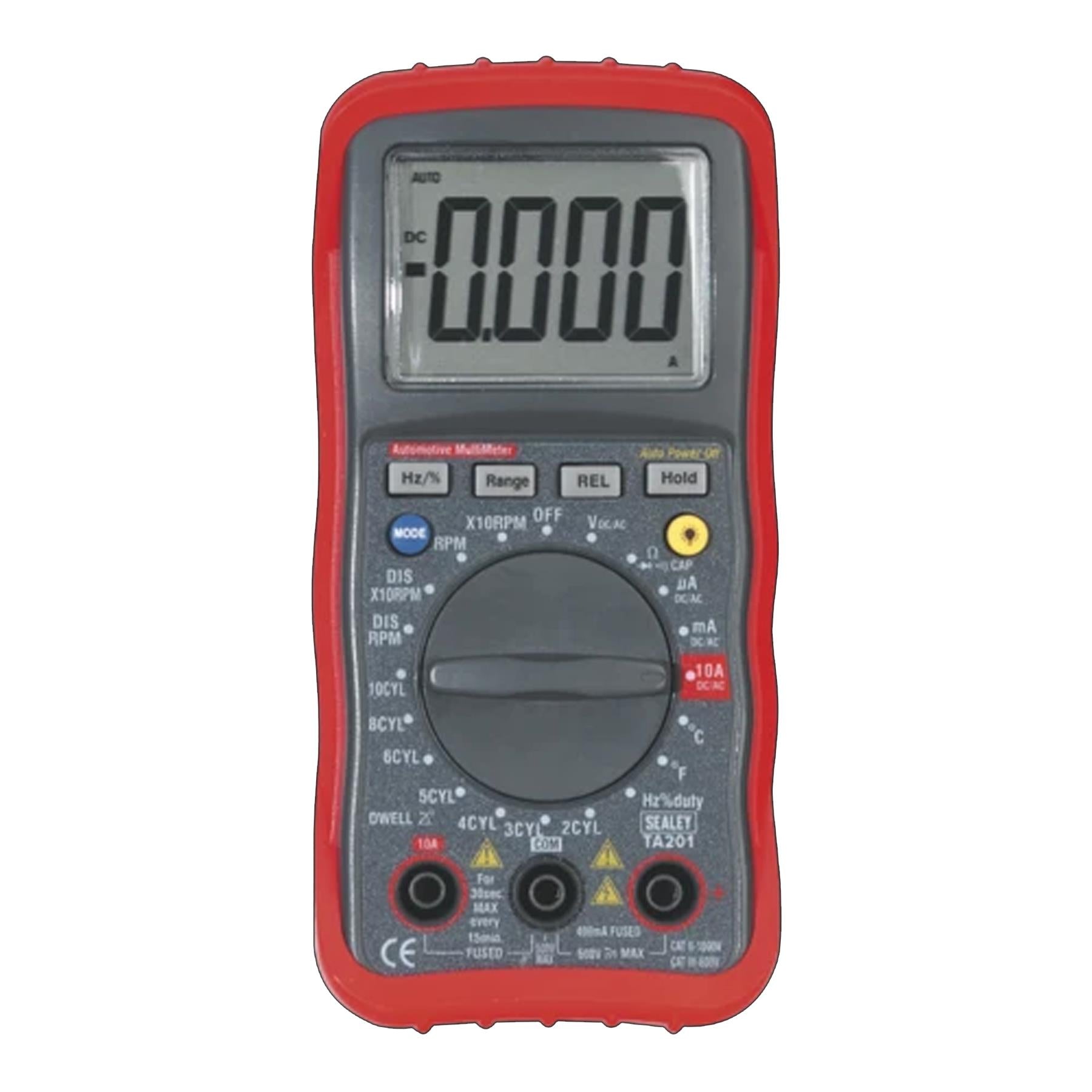 Sealey Digital Automotive Analyser 13-Function +  Inductive Coupler