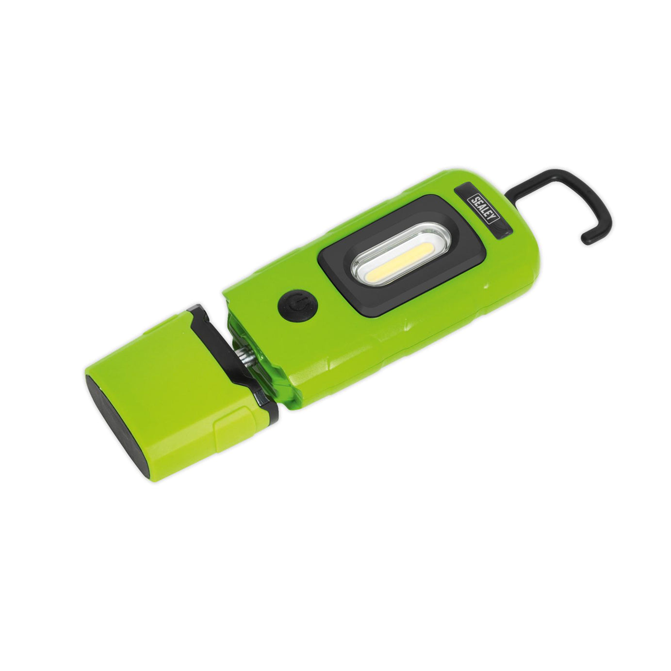 Sealey R/Charge 360 Insp Light 3W COB & 1W SMD LED Green Li-Poly