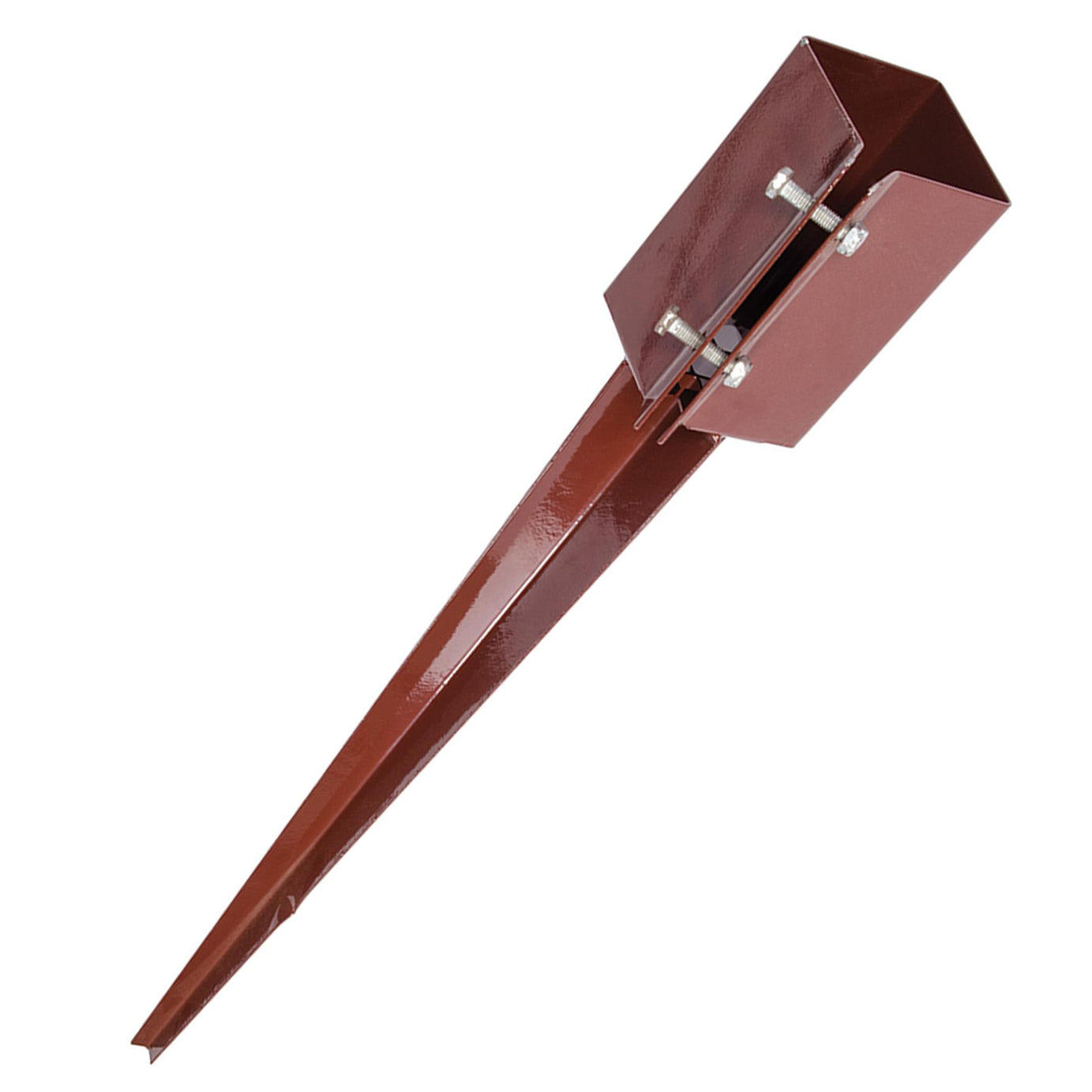 Fence Post Spike Support Holders Drive Down 750mm 3" 75 mm Like Metpost Holder 1PC