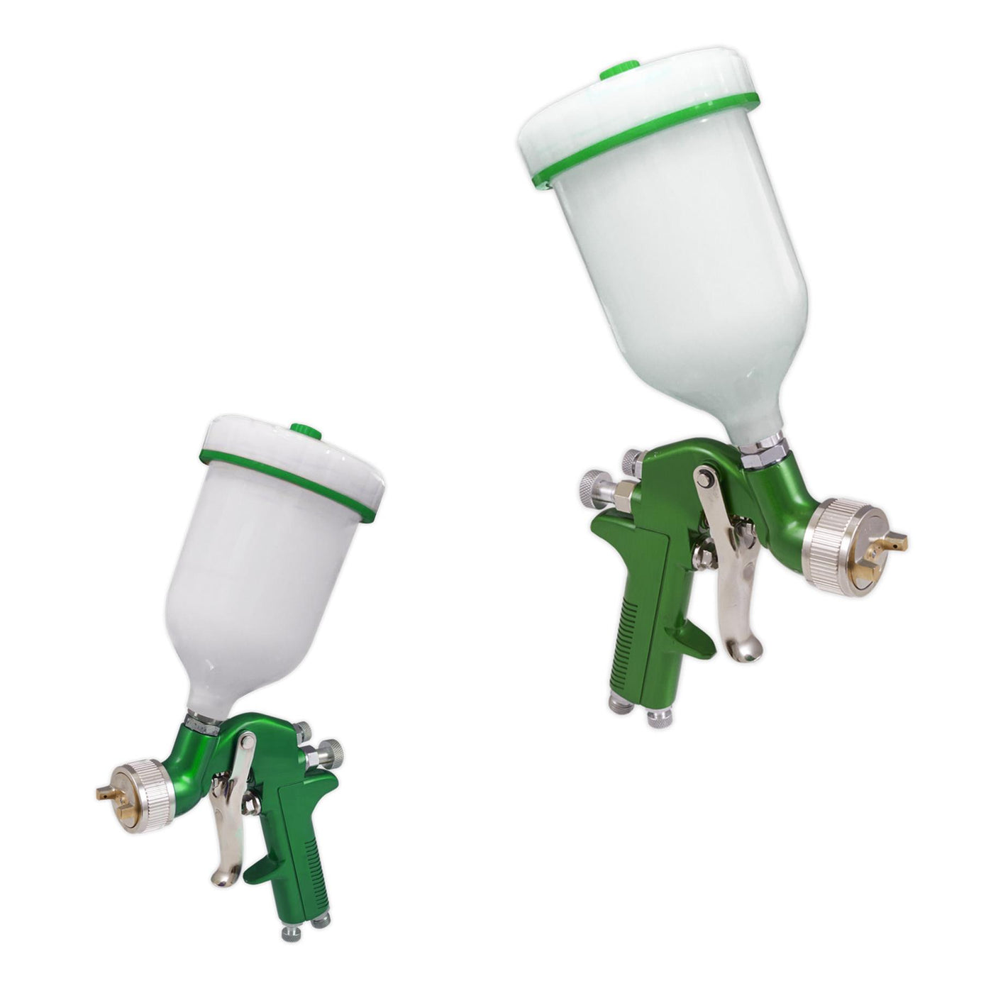 Sealey Gravity Feed Spray Gun 1.7mm Set-Up
