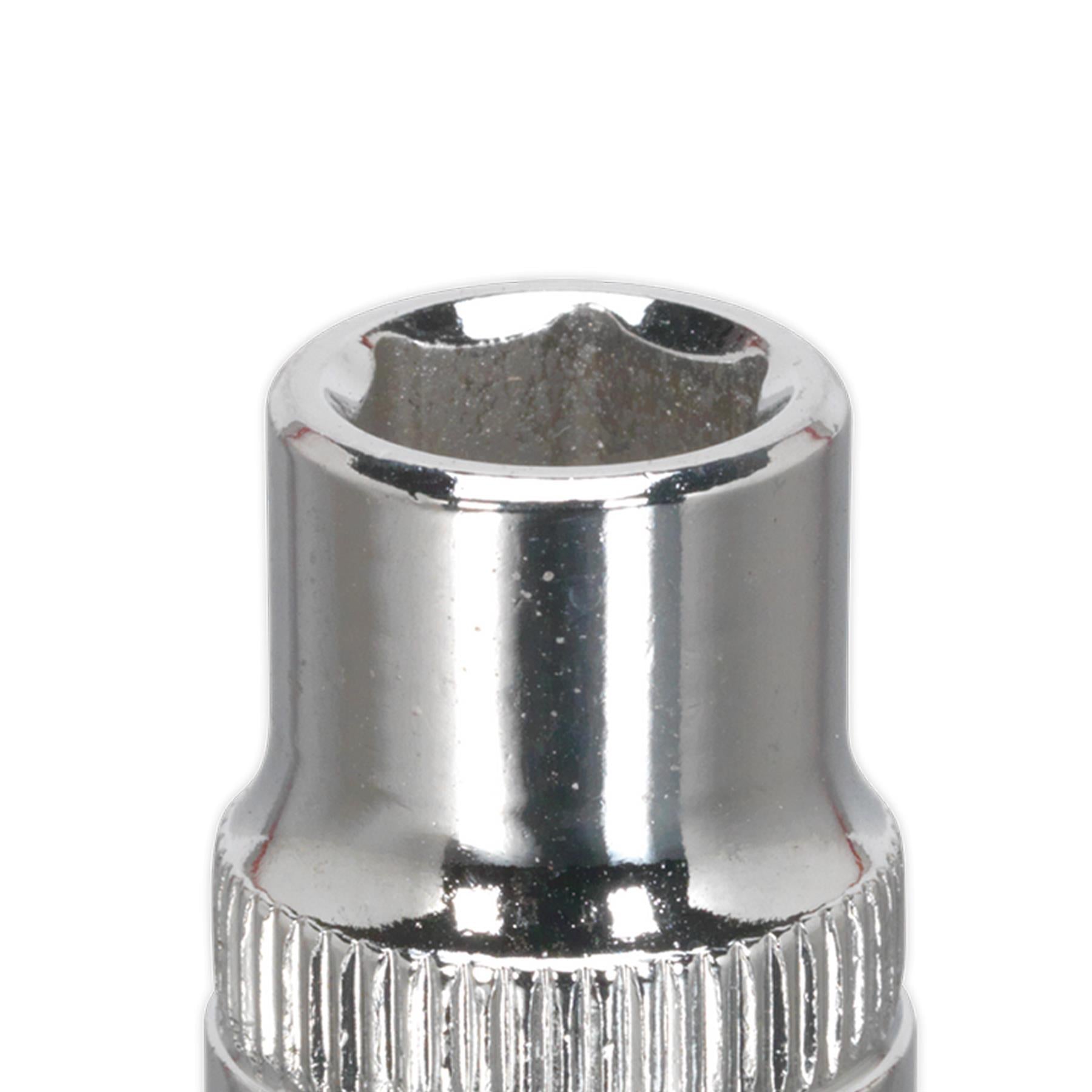 Sealey WallDrive Socket 9mm 3/8"Sq Drive Fully Polished