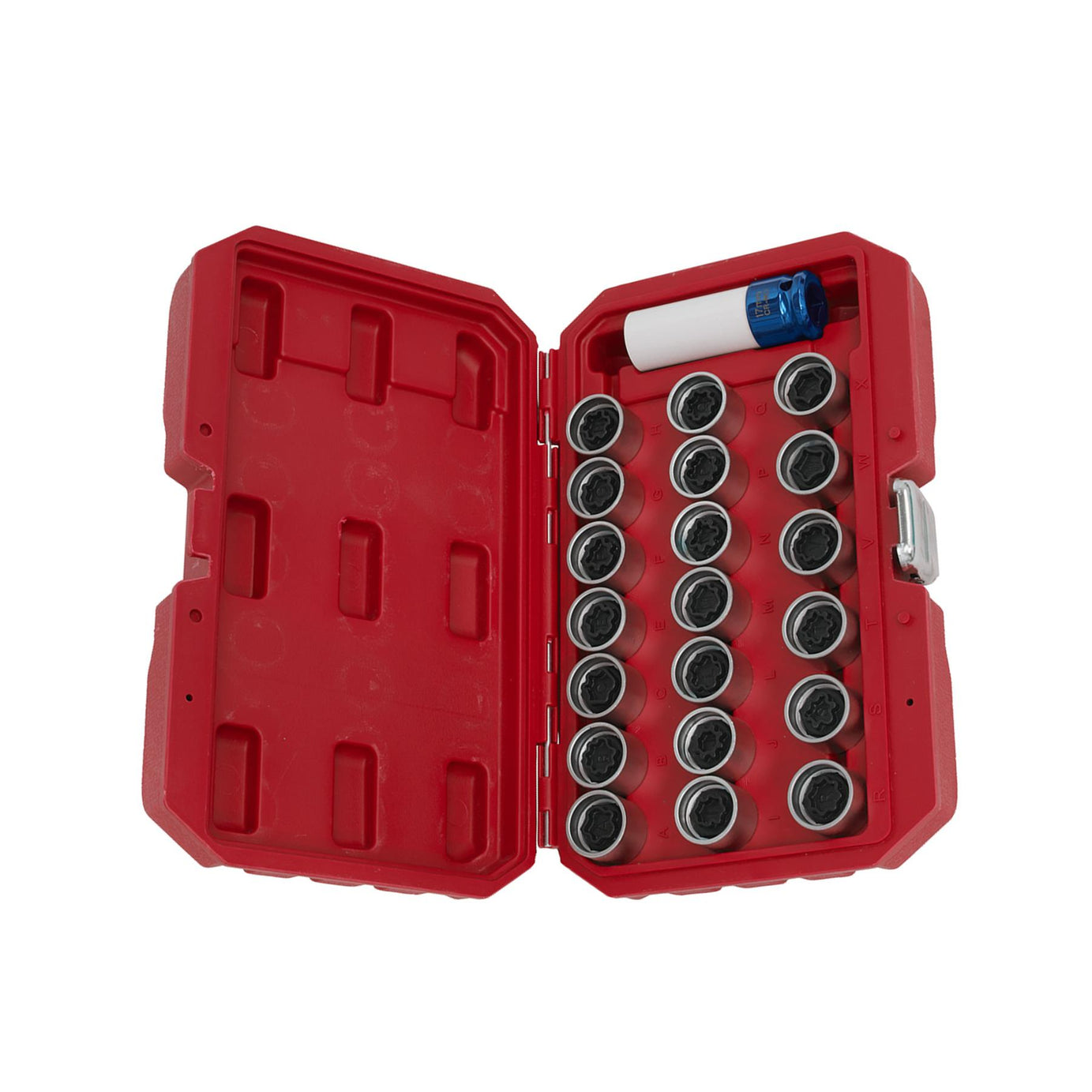 Sealey Locking Wheel Nut Key Set 21pc - Audi 1/2"Sq Drive 17mm