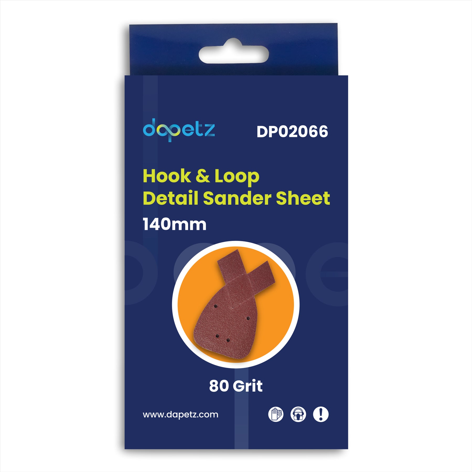 80 Grits Mouse Sanding Sheets Hook & Loop Sander Pads 4-Holes Sand Paper 40Pcs