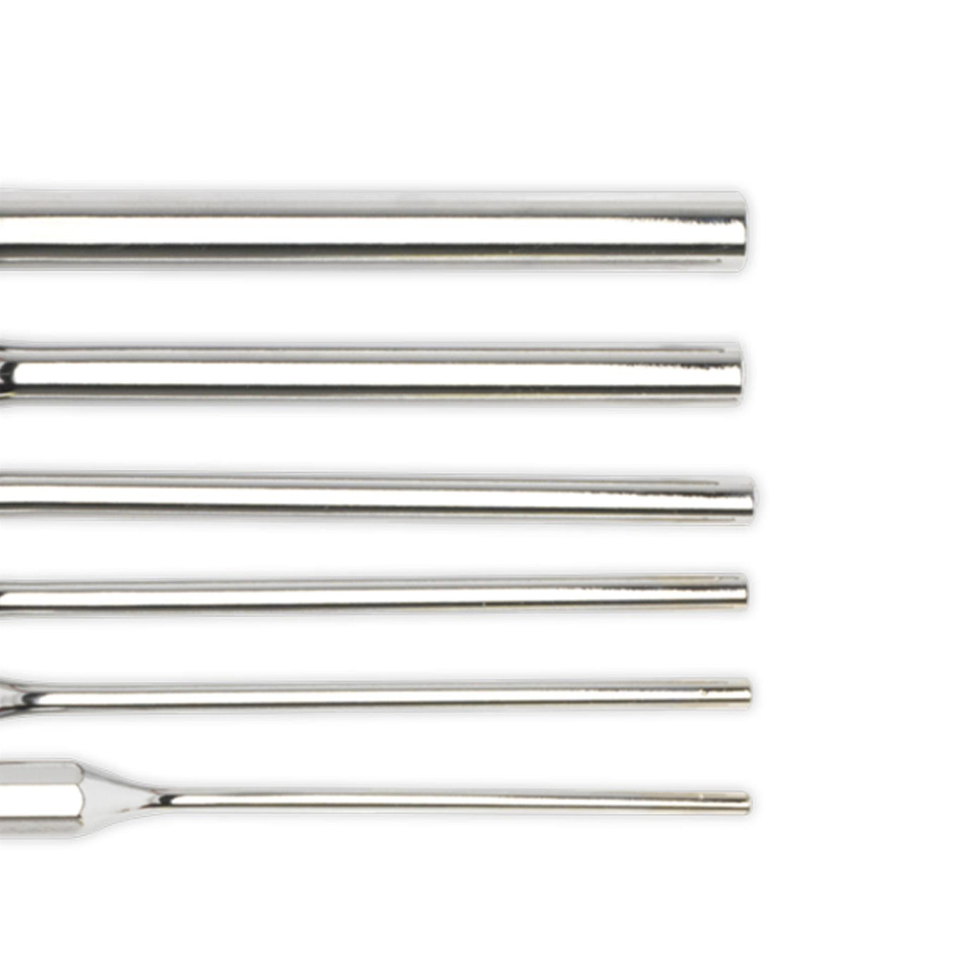 Sealey Parallel Pin Punch Set 6pc 200mm Chrome Vanadium Steel