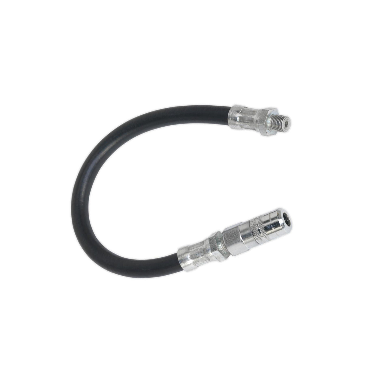 Sealey Rubber Del Hose with 4-Jaw Connector Flex 300mm 1/8"BSP Gas