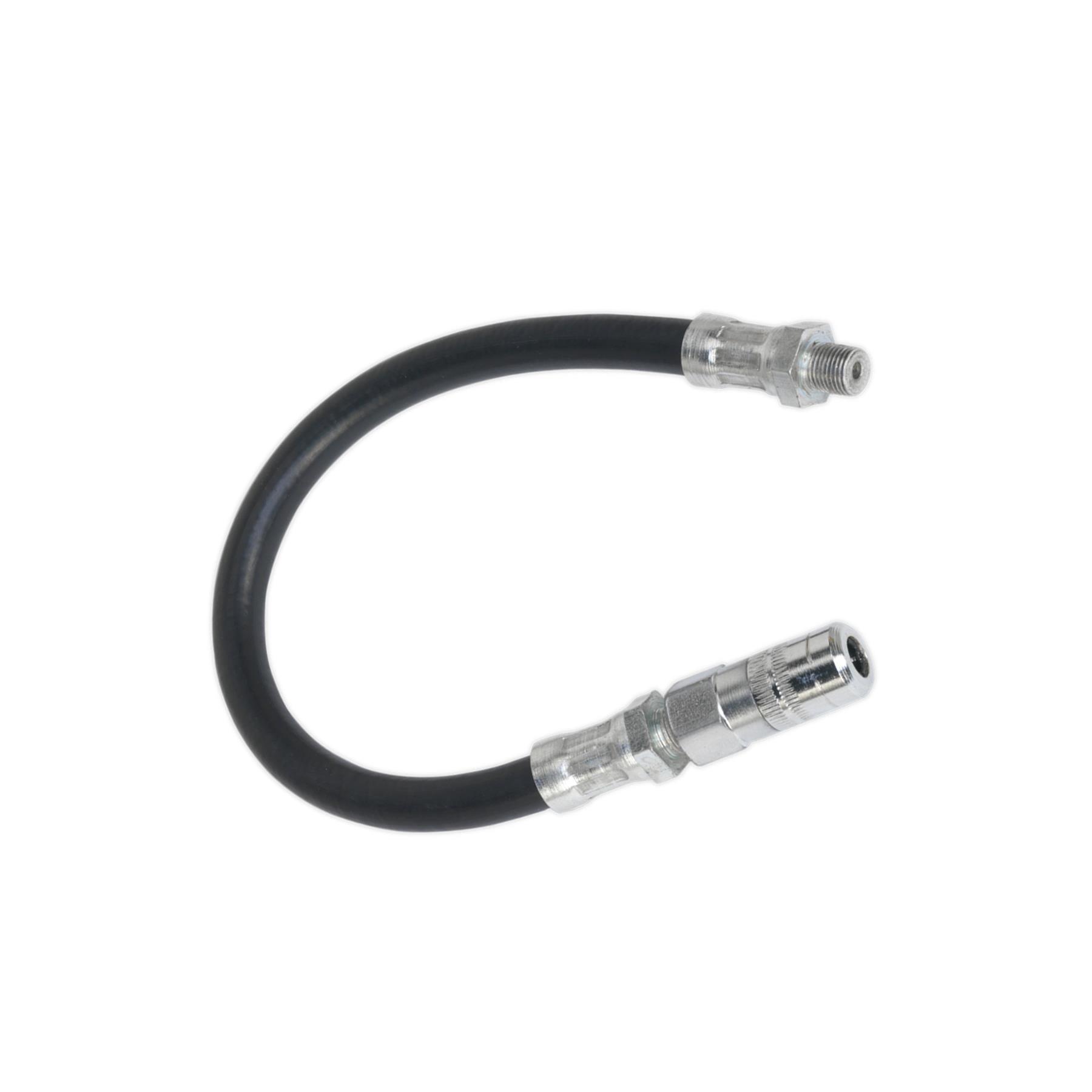 Sealey Rubber Del Hose with 4-Jaw Connector Flex 300mm 1/8"BSP Gas