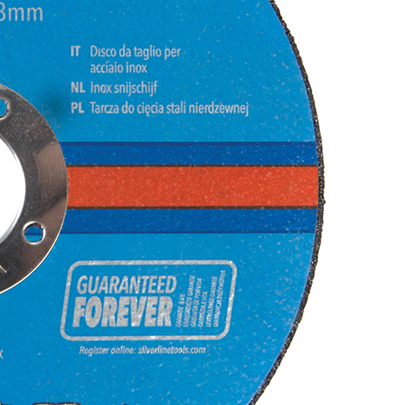 Inox Slitting Discs 10Pk For Cutting Stainless Steel 115 x 1 x 22.23mm