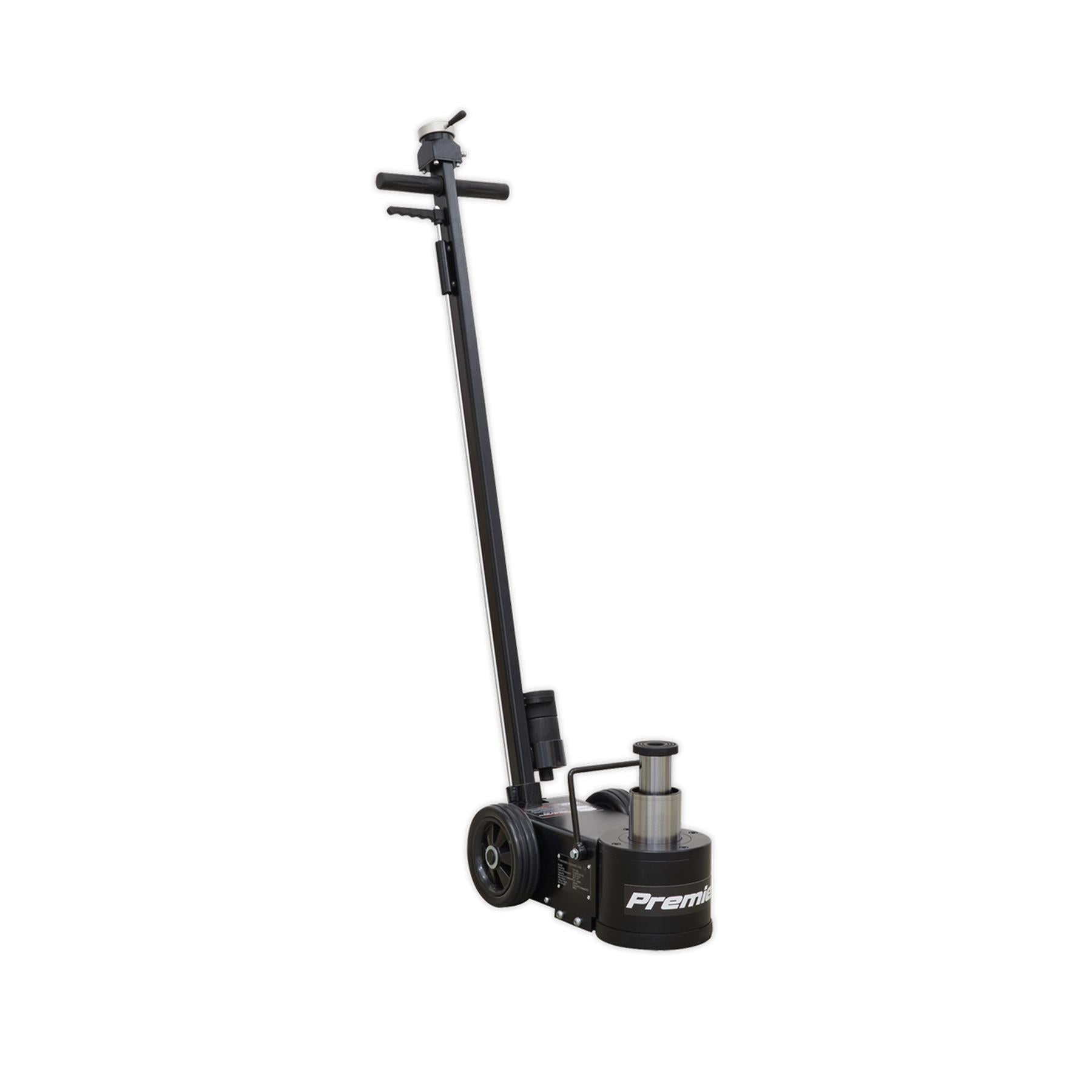 Sealey Air Operated Jack 15-30tonne Telescopic - Lifting Heavy Plant & Tractors