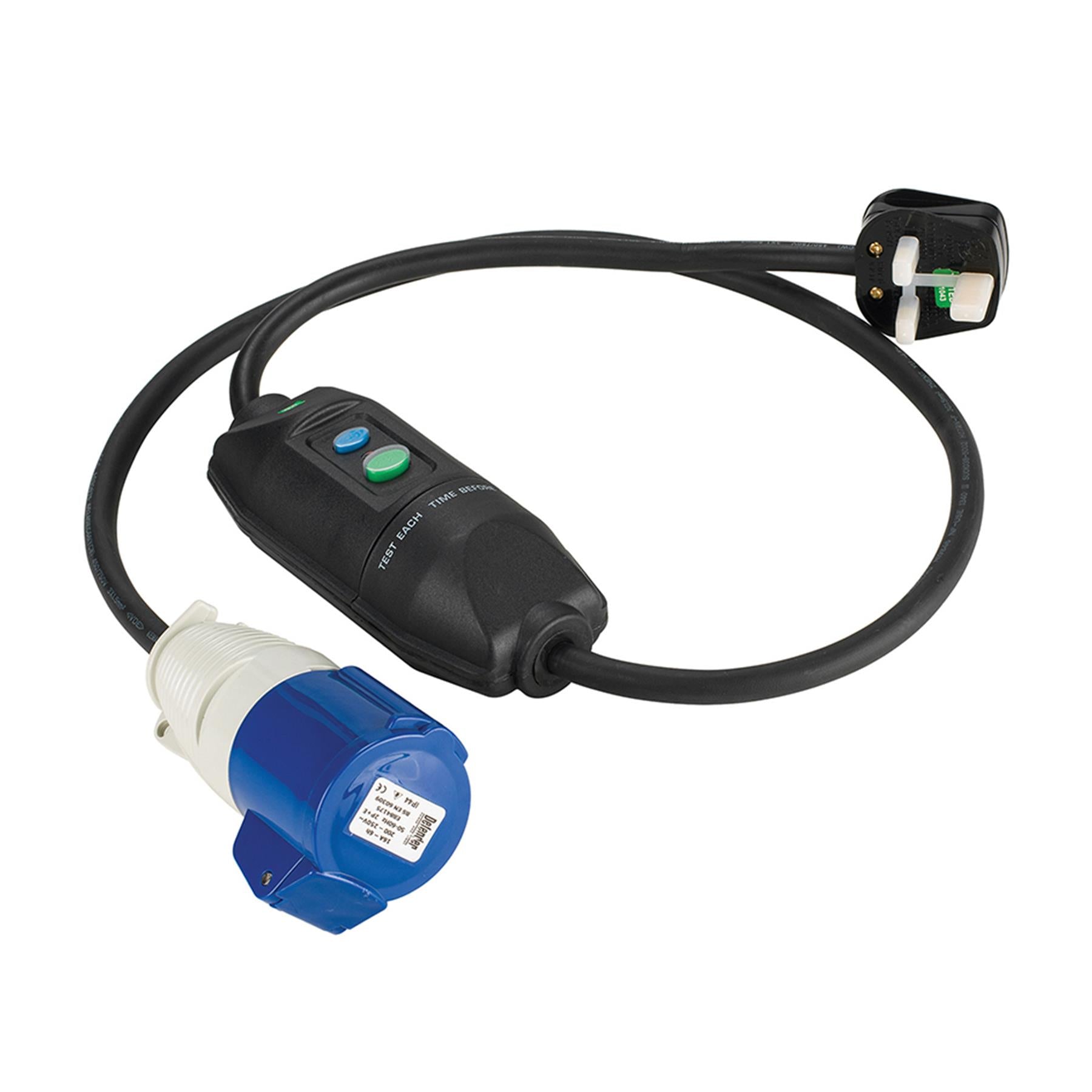 Defender In-Line RCD Lead 1m 230V E11085C
