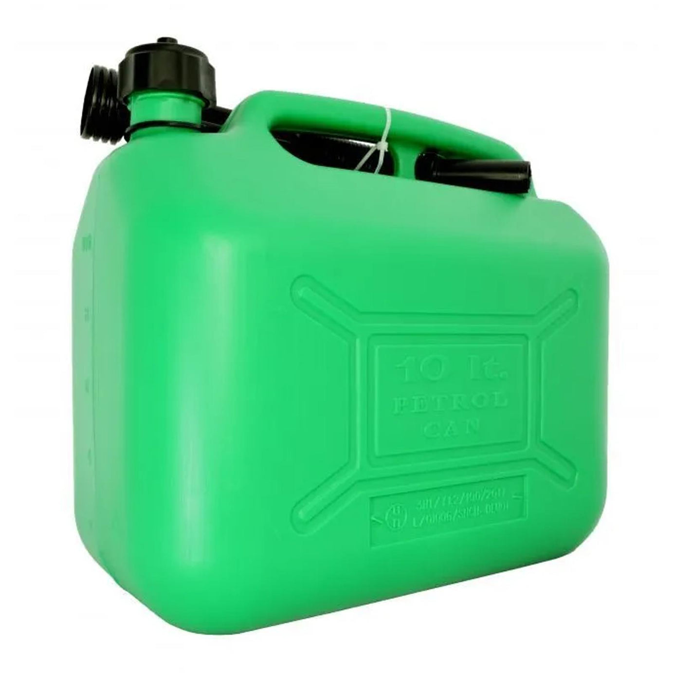 10L Green Durable Plastic Fuel Can flexible spout